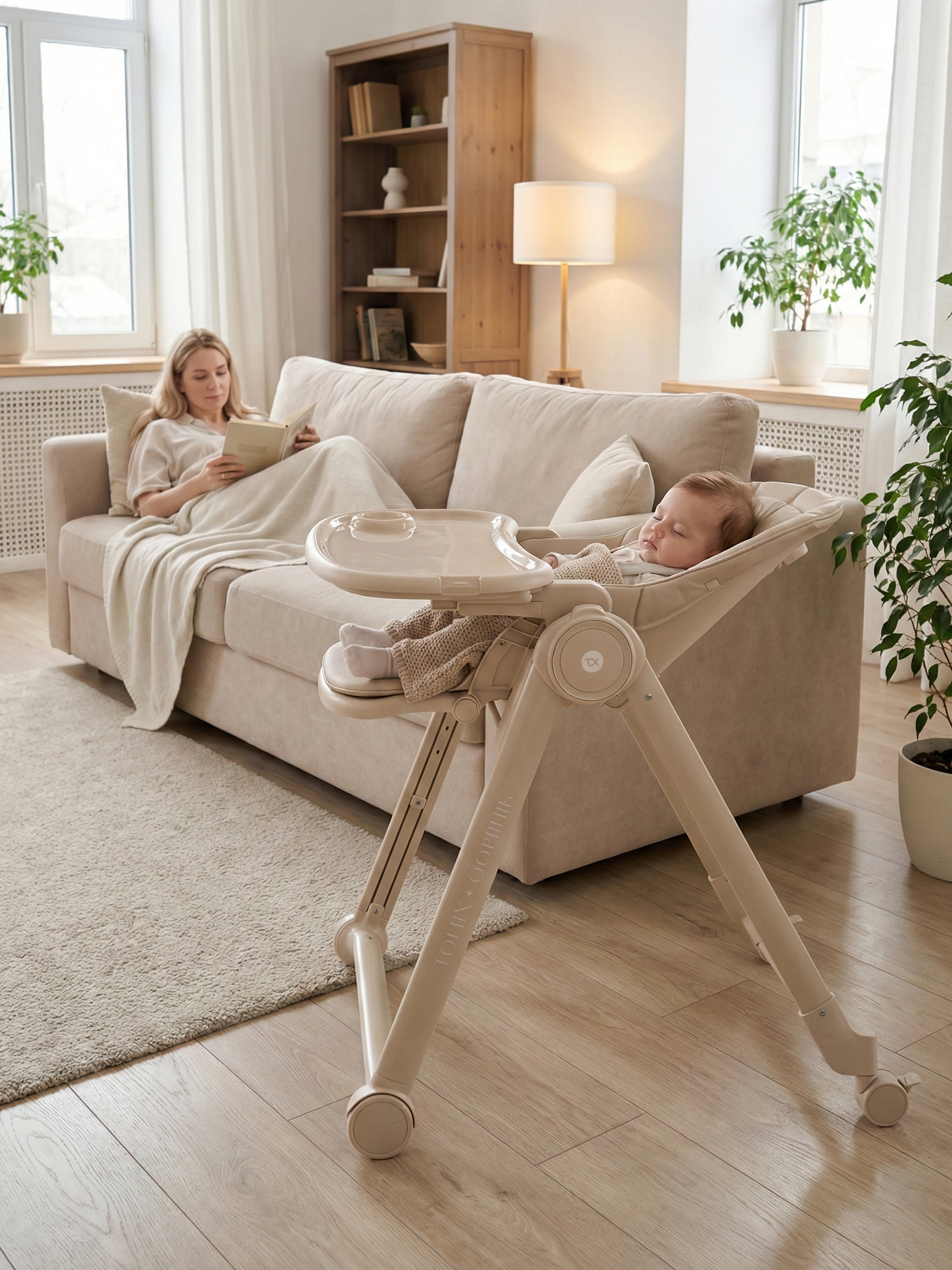 Шезлонг Tomix Dominik бежевый - фото 16