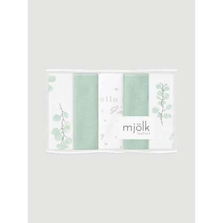 Нагрудник Mjolk текстиль 5 шт.