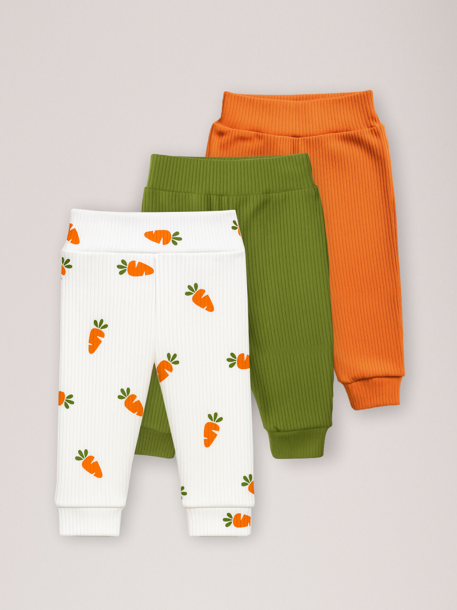 Штанишки 3 шт ШВЕЙНЫЕ ИСТОРИИ ползункиморковки - фото 1