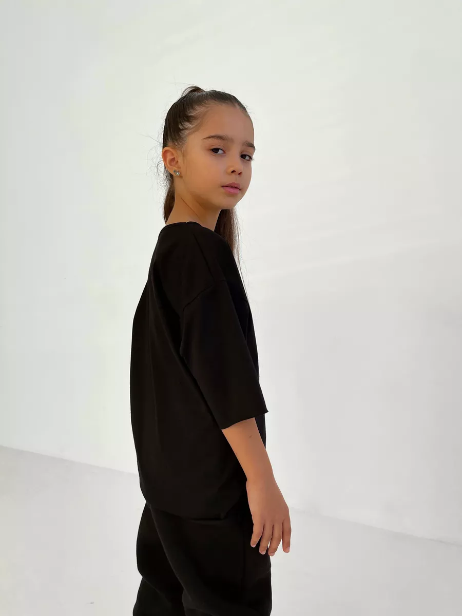 Футболка ROOMY ESSENCE BASICshirt/black - фото 8