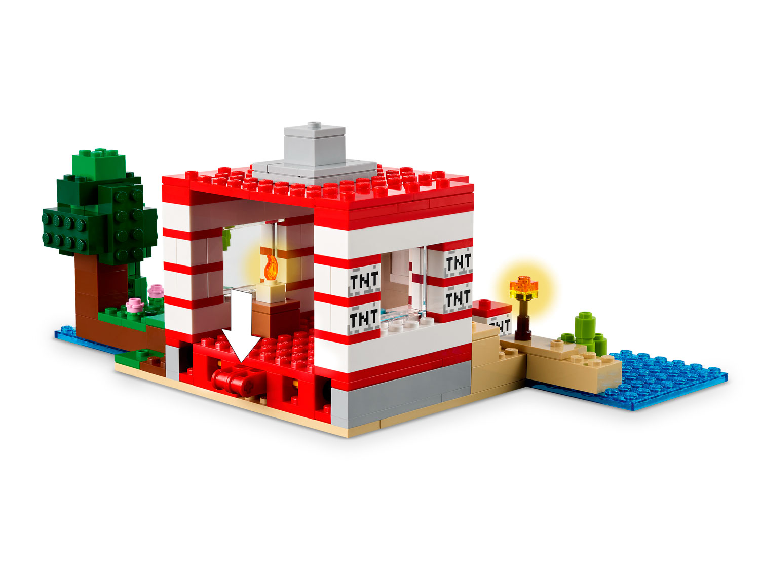 Конструктор LEGO Minecraft Динамитный дом 21275 287 дет. - фото 9