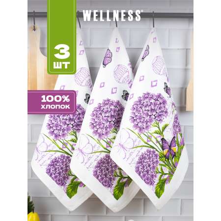 Полотенце Wellness РОЗА Набор 3 38 x 63 см