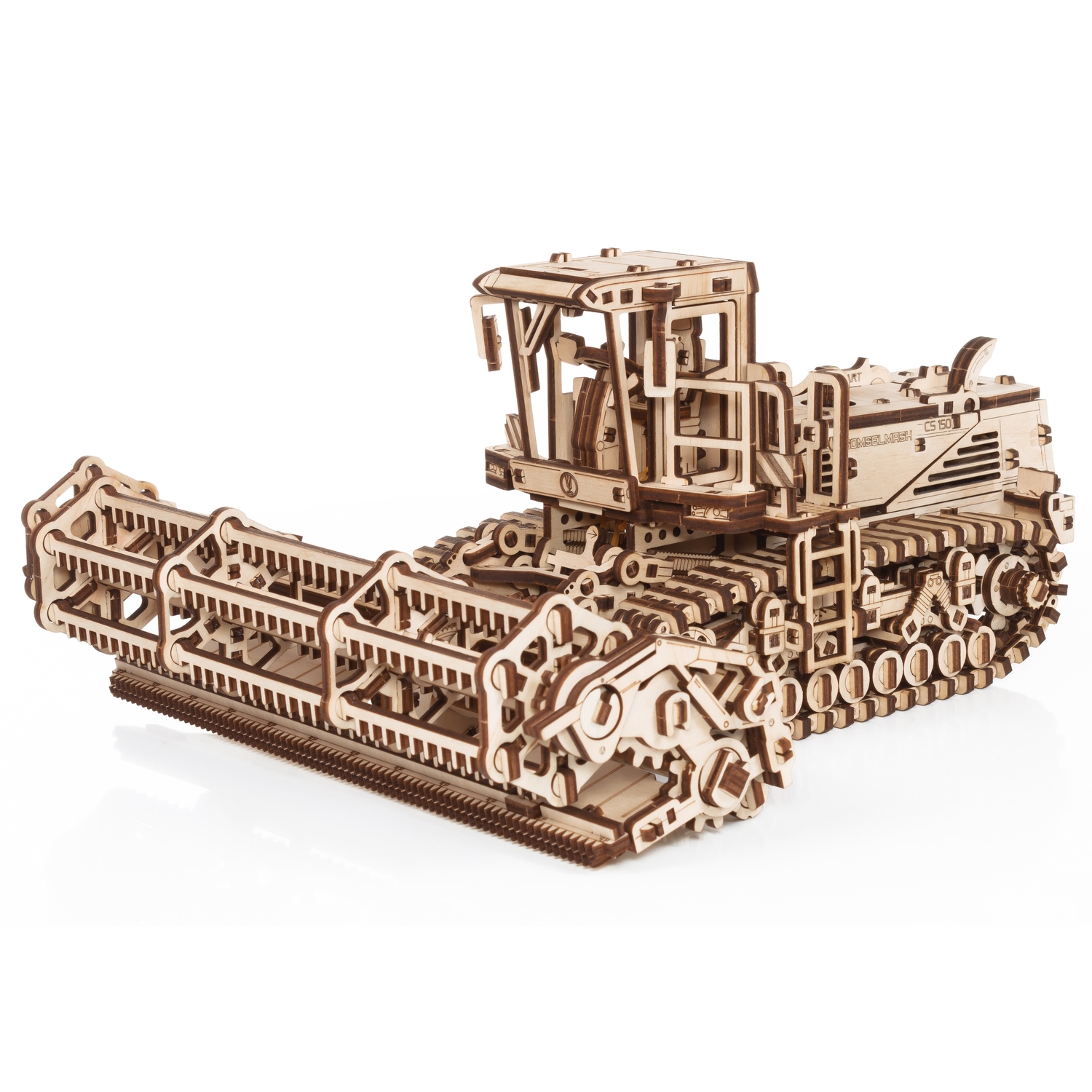 Сборная модель Eco Wood Art (EWA) Косилка самоходная CS-150 EMower - фото 6