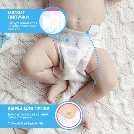 Подгузники Joonies Premium Soft NB 24 шт.