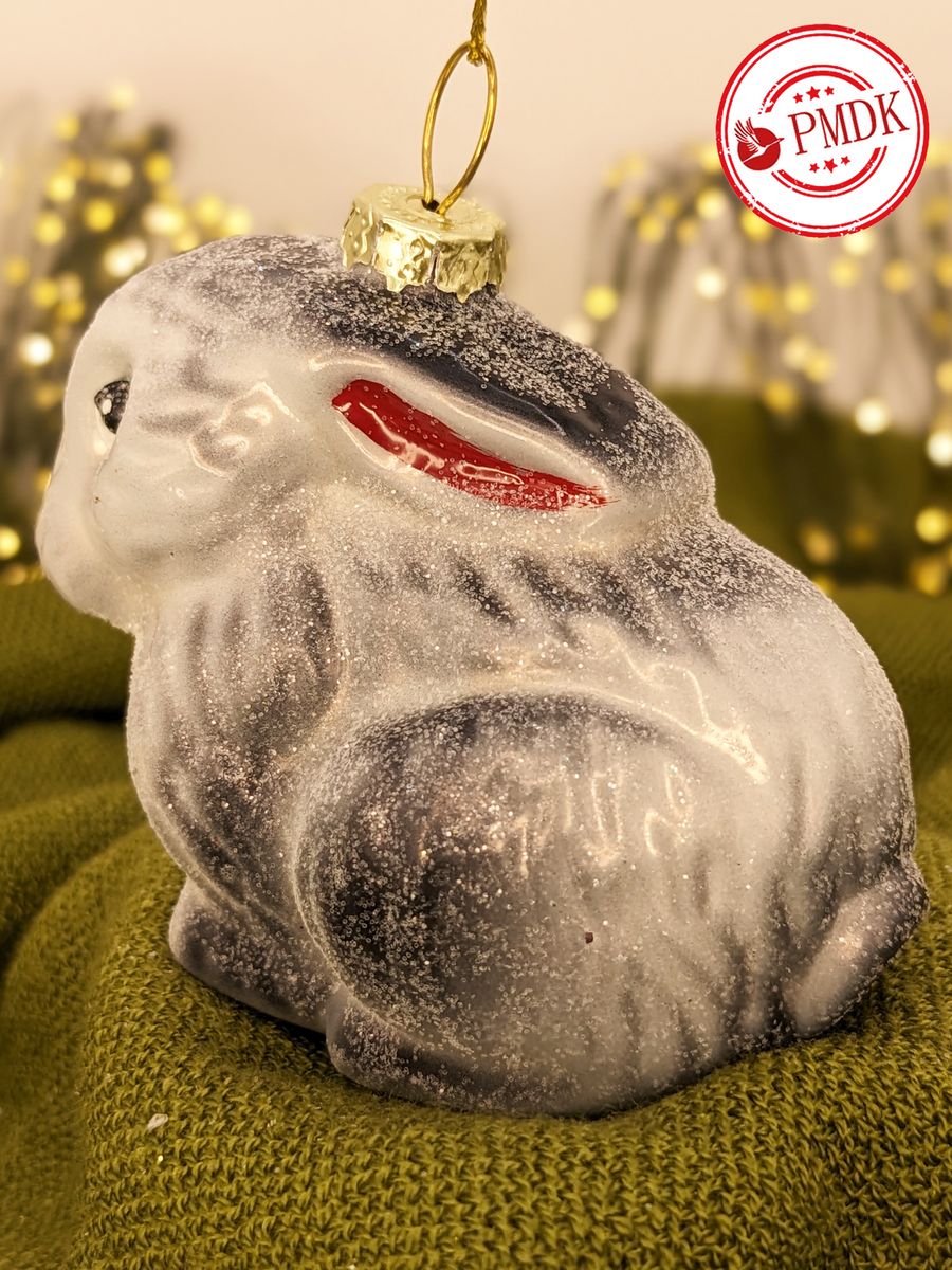 Елочная игрушка Kaemingk EG188-YH2534-Grey - фото 4