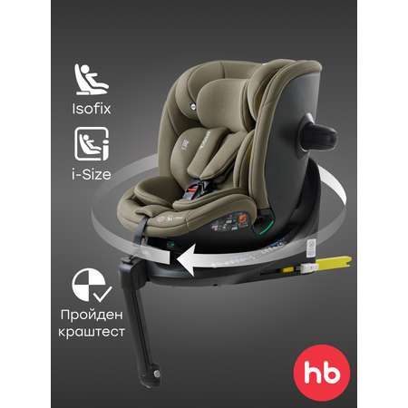 Автокресло Happy Baby Kidster Isofix 0+/1/2/3 (0-36 кг) зеленый