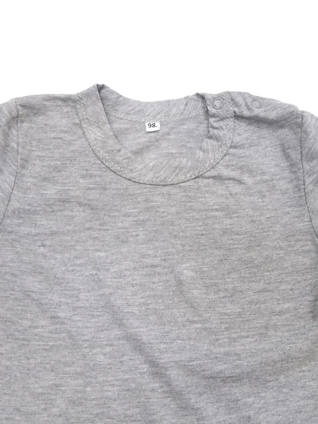 Лонгслив 2 шт Рекантино 2п176-10/Белый,серый-меланж - фото 4