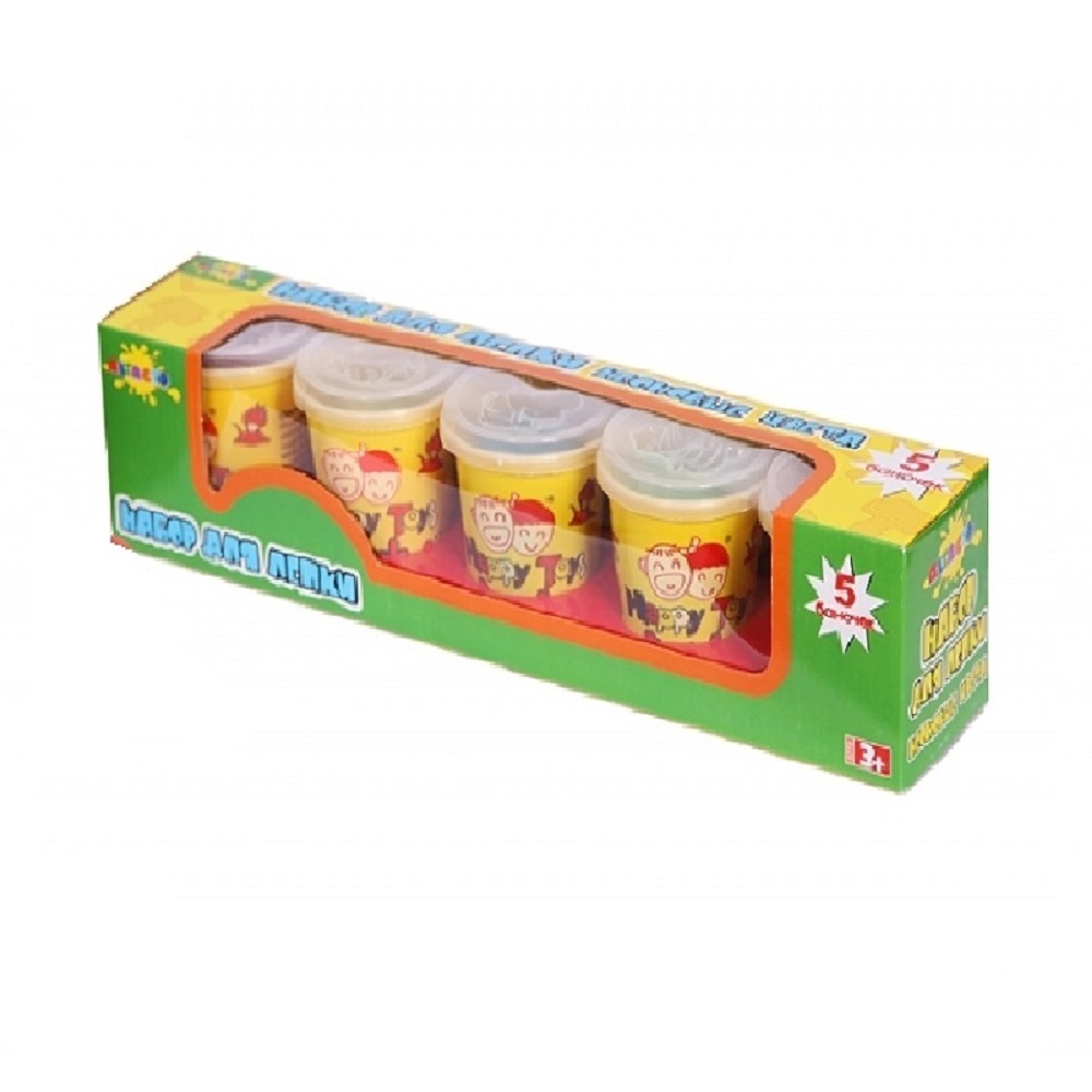 Масса для лепки Altacto 5 цв. - фото 1