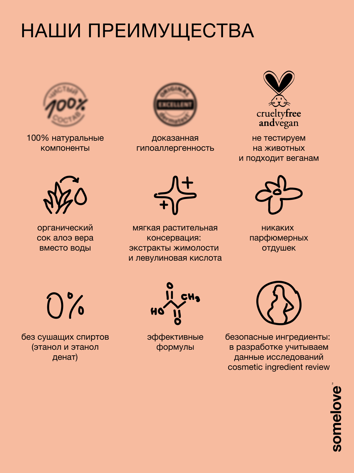 Кондиционер somelove «персиковая пантера» 250 мл 1 шт. - фото 9