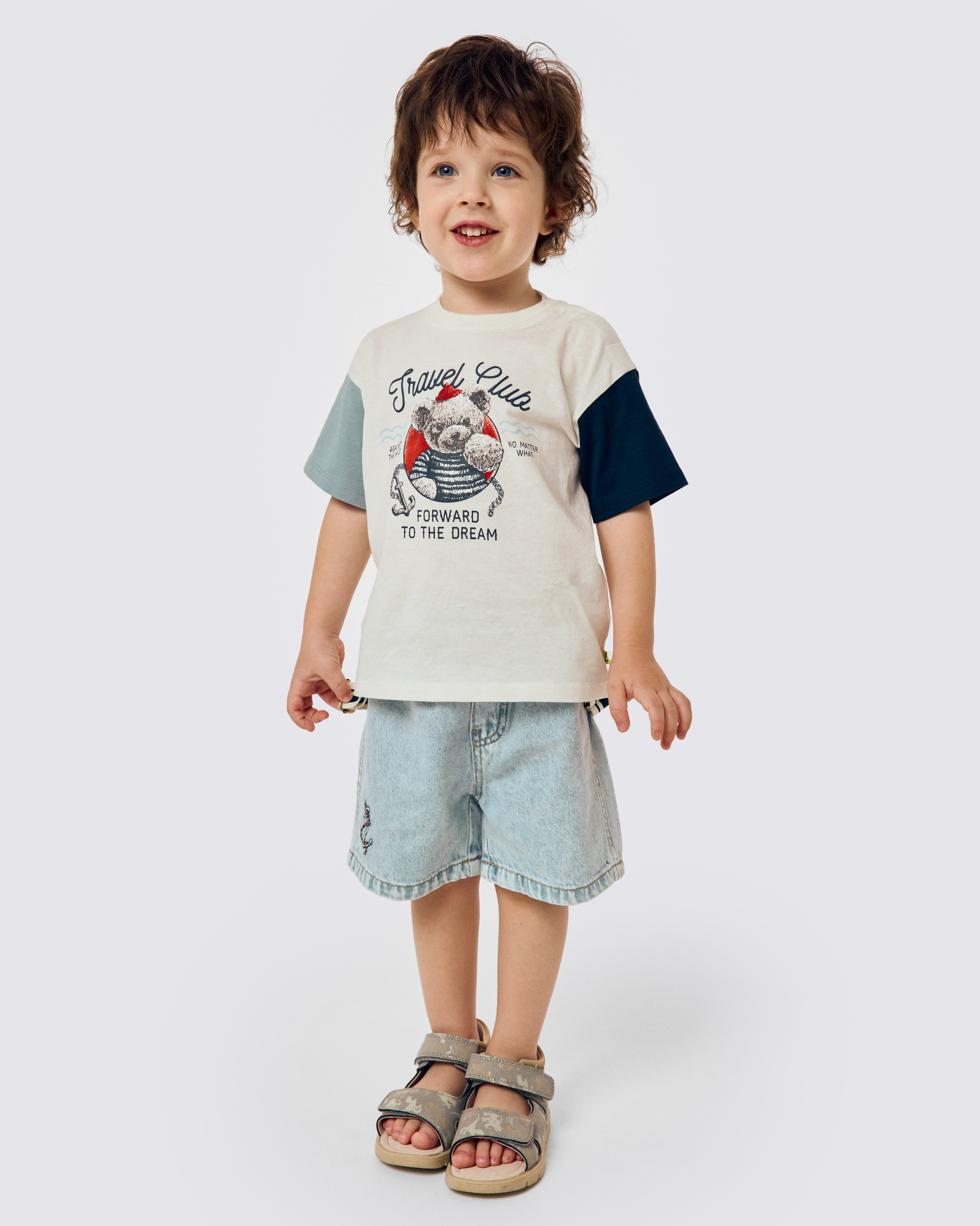 Шорты на бретелях BabyGo trend S26BT-2BD03ib-55 - фото 8