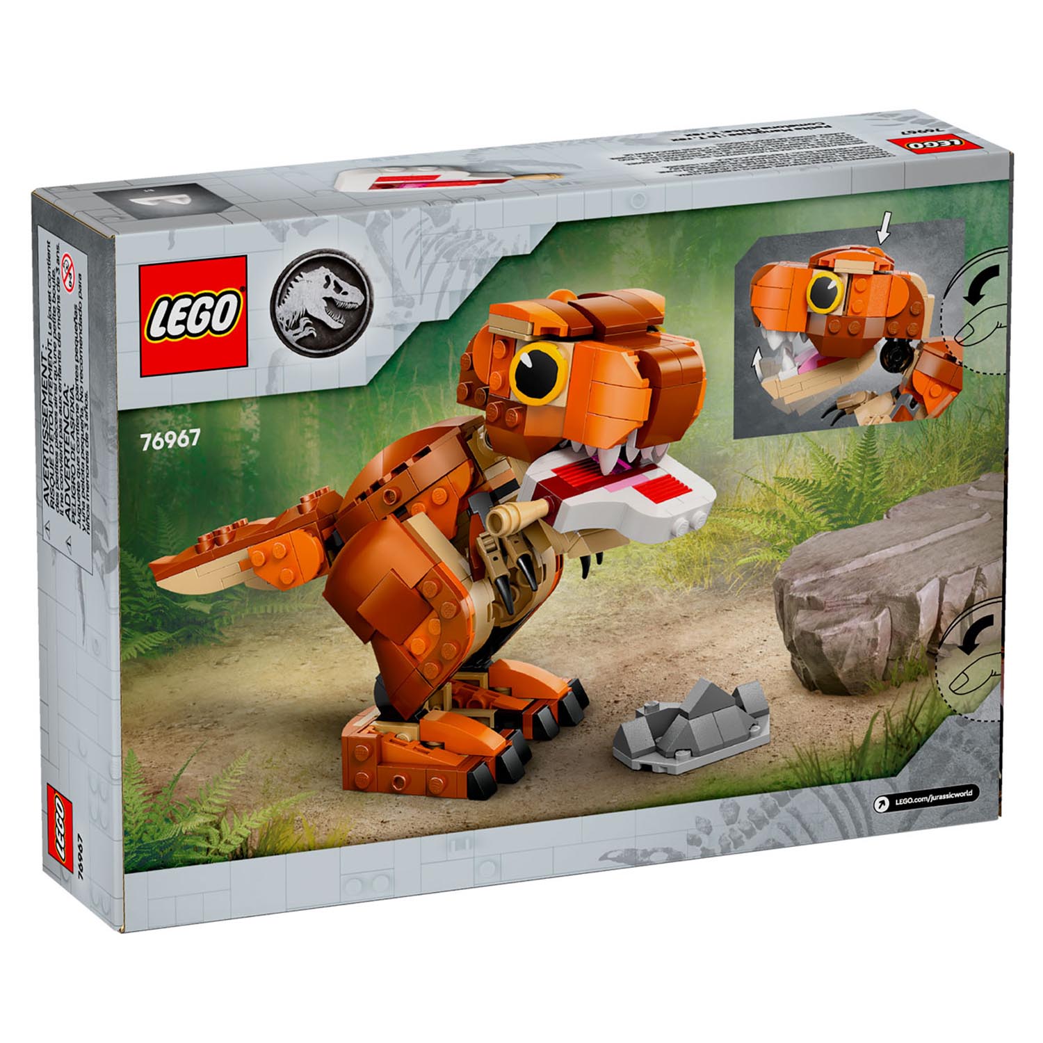 Конструктор LEGO Jurassic World Маленький обжора: Ти-Рекс 317 дет. - фото 7