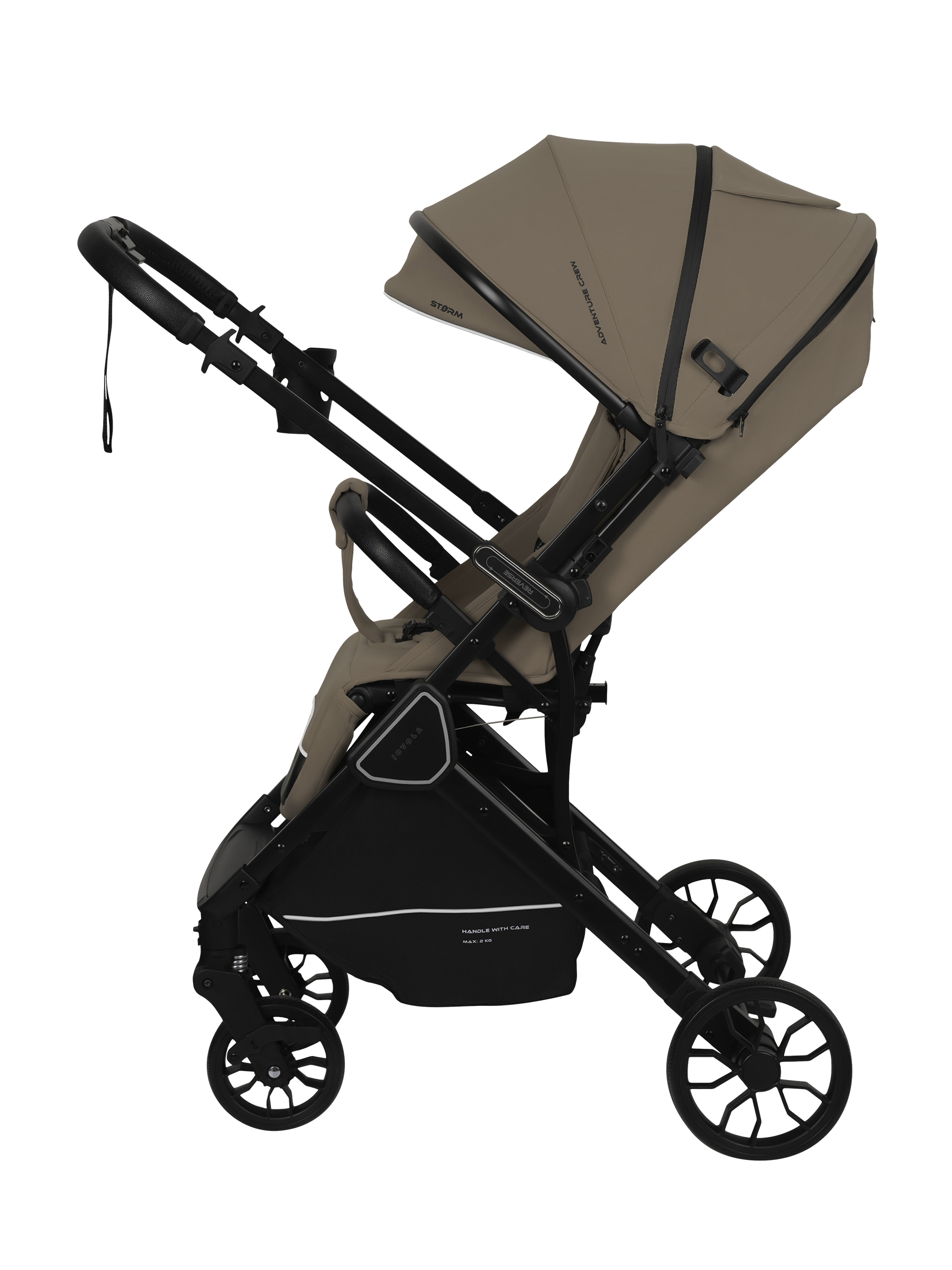 Коляска прогулочная JOVOLA Storm, бежевый - фото 5