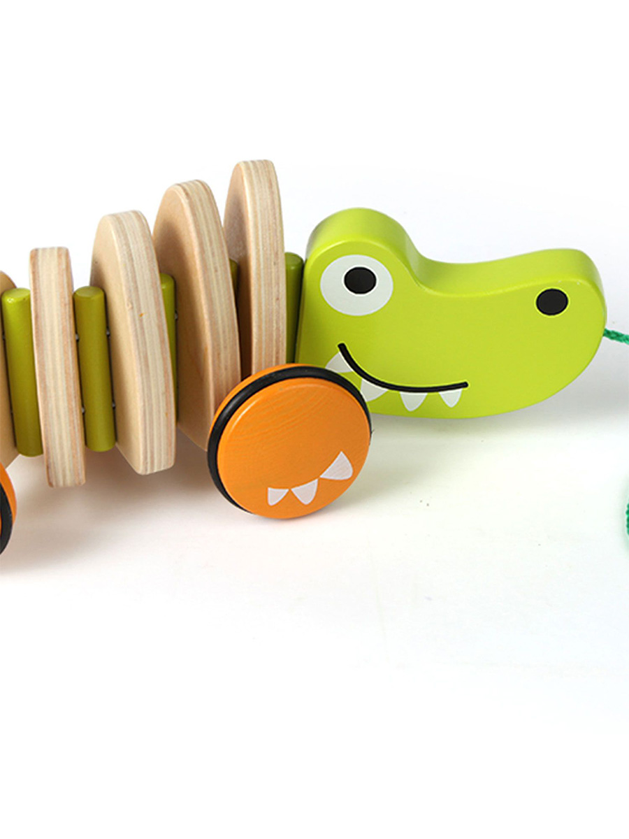 Игрушка Hape каталка Крокодил - фото 17