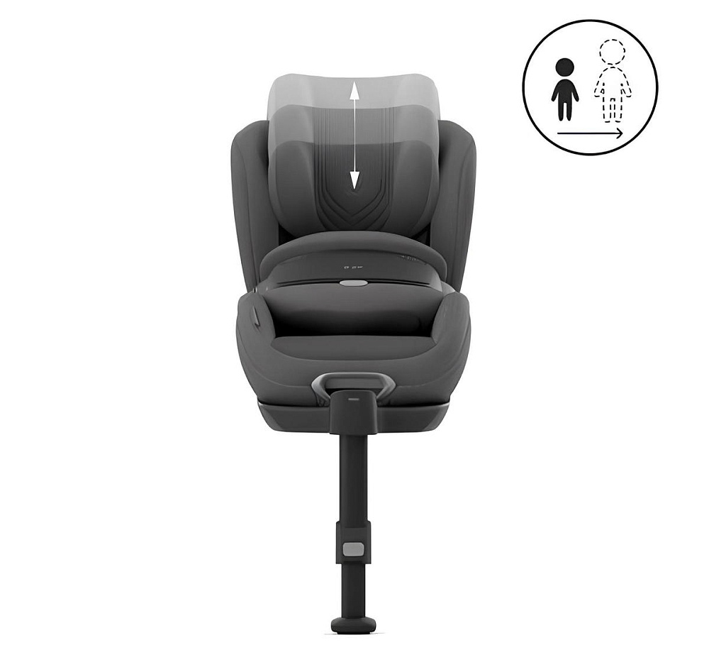 Автокресло Cybex Anoris T2 i-Size Isofix 1 (9-18 кг) серый - фото 5