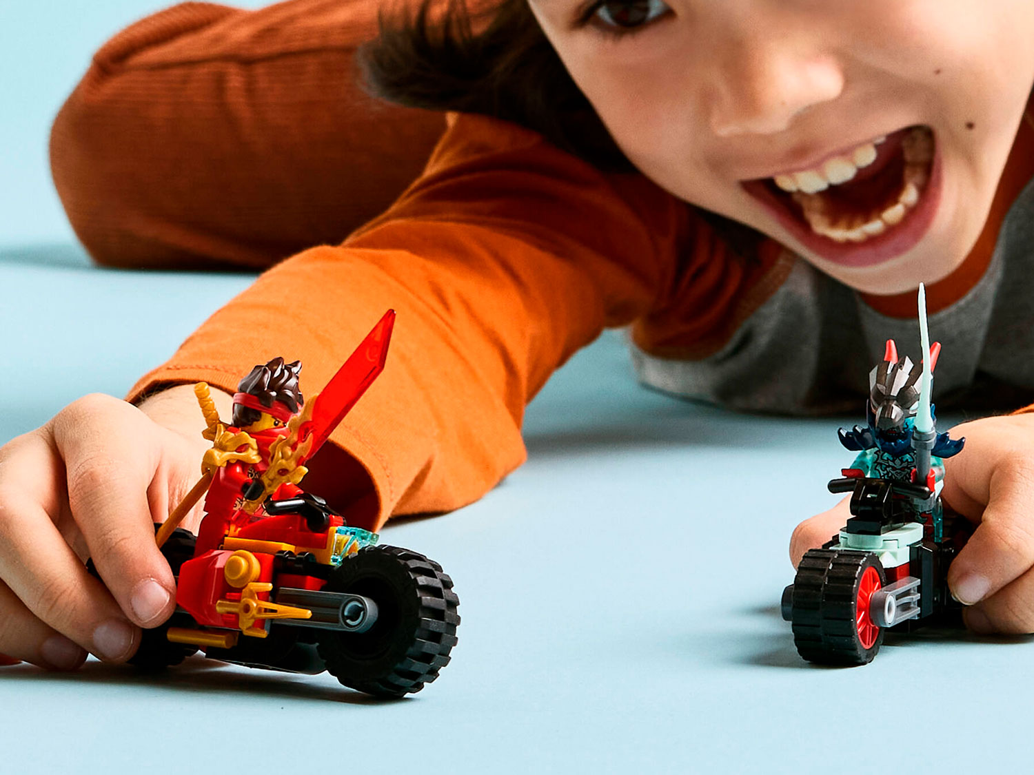 Конструктор LEGO NINJAGO Гонка Кая 71838 79 дет. - фото 9