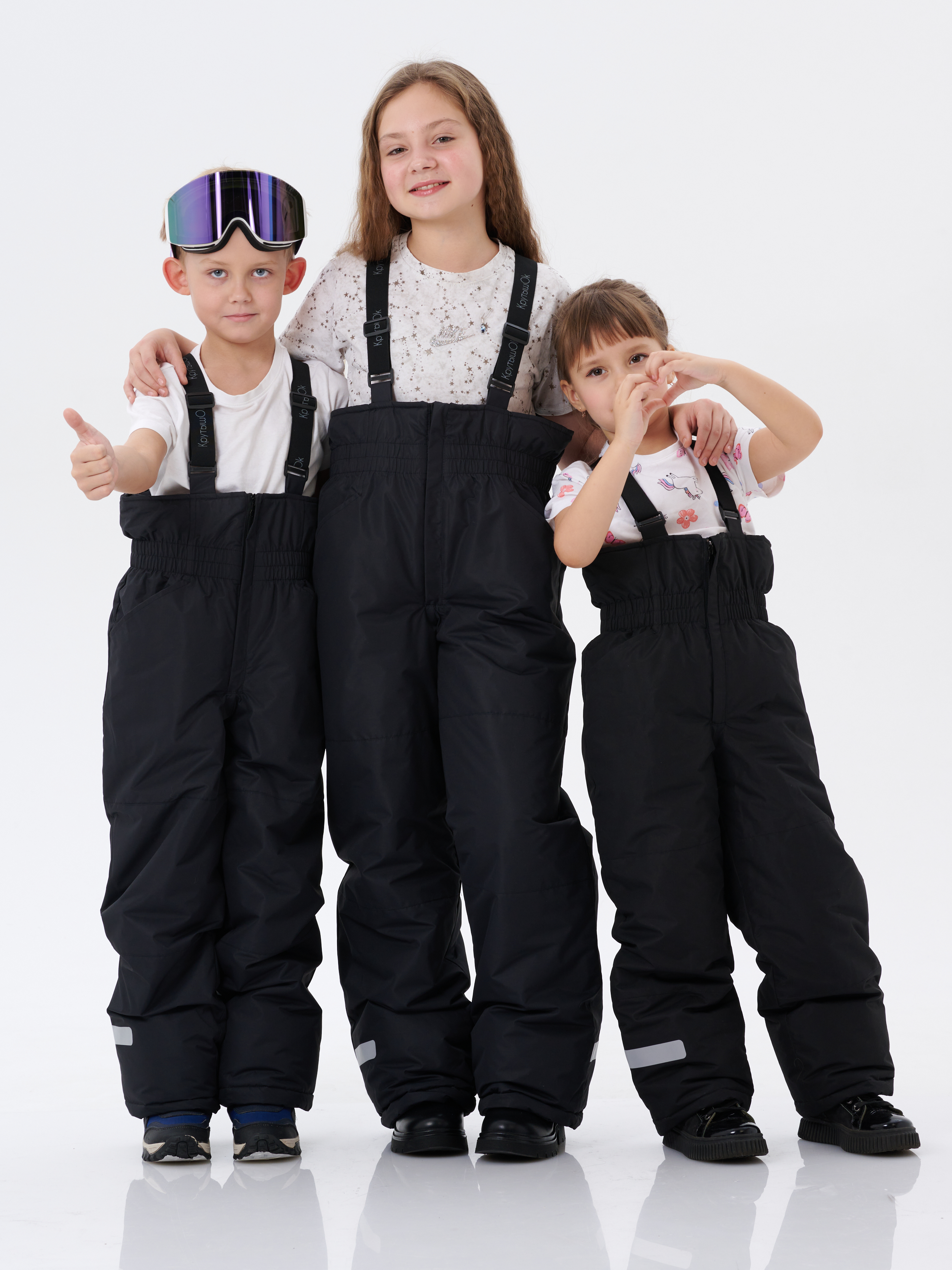 Брюки утепленные КрутышОк Т-067 черные - фото 24