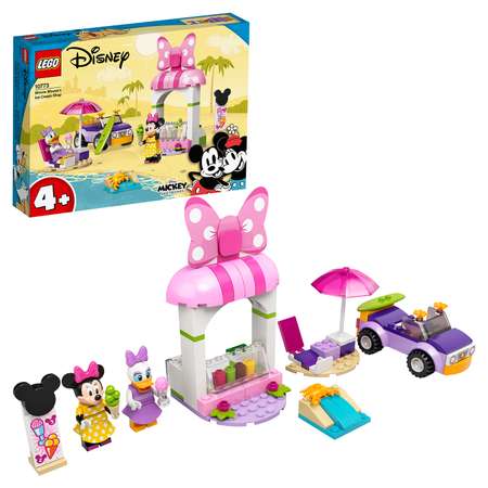 Конструктор LEGO Mickey and Friends Магазин мороженого Минни блочный