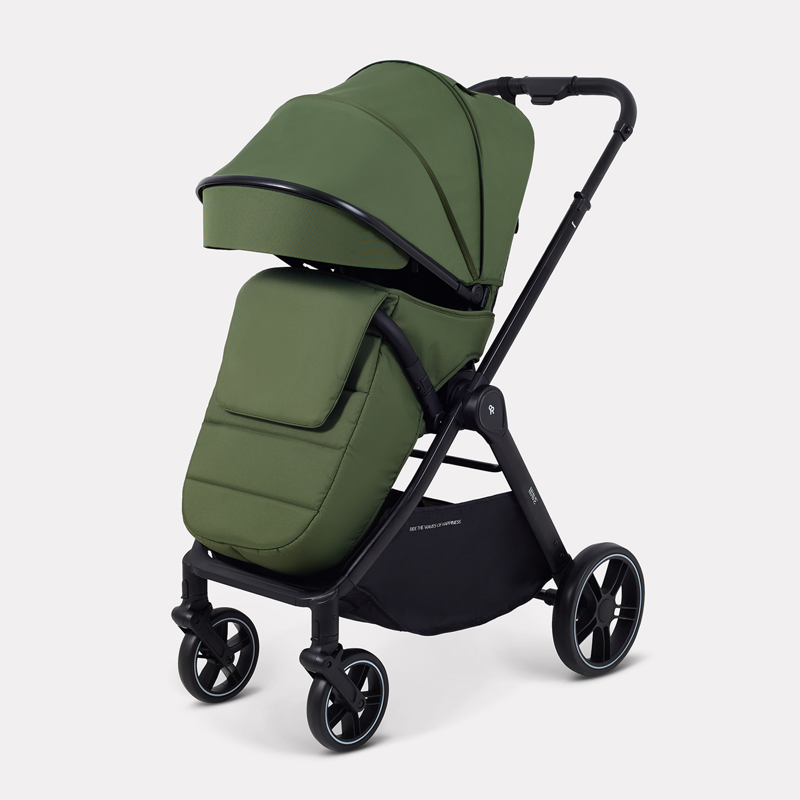 Коляска прогулочная Rant Basic Wave зеленый - фото 9