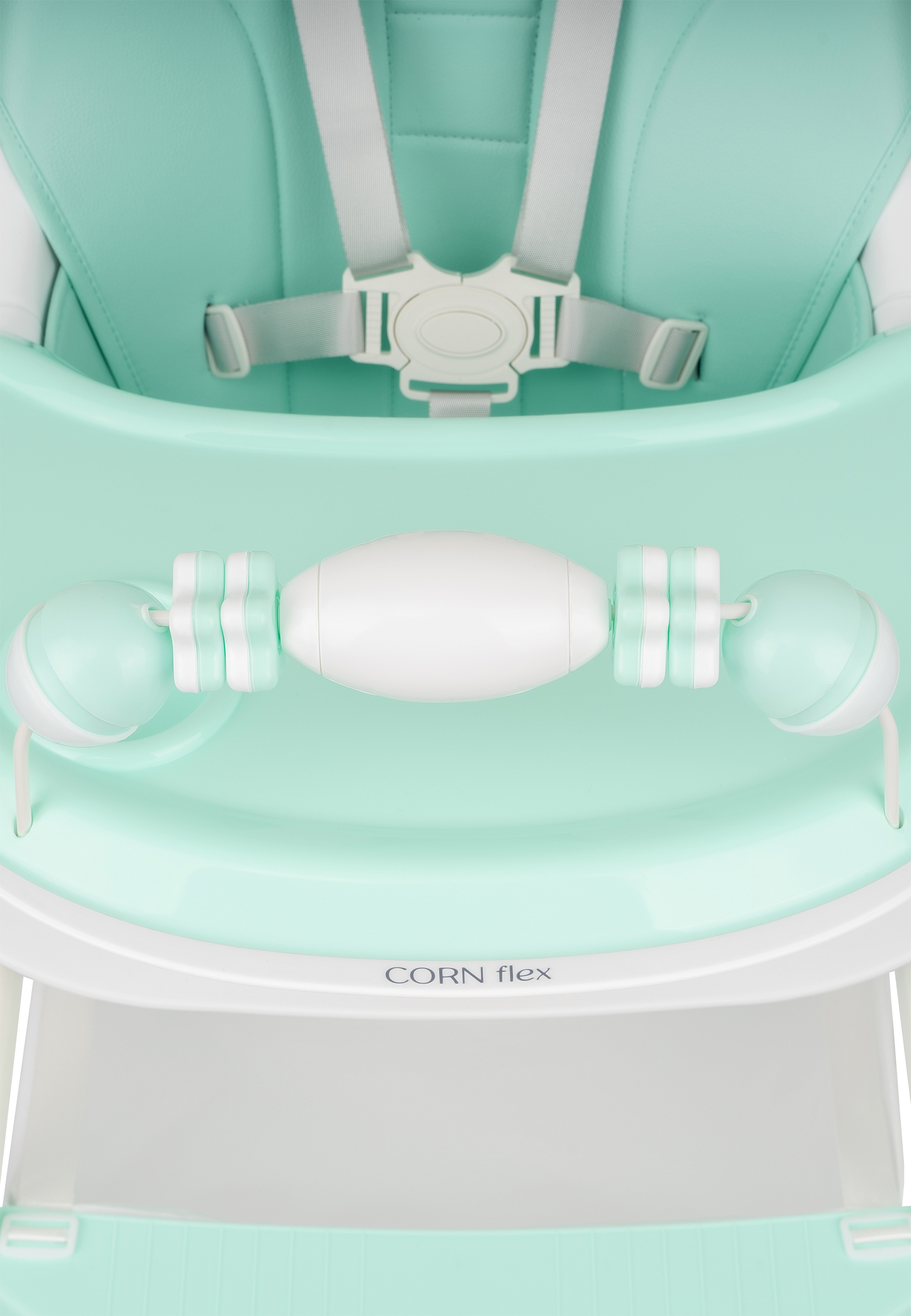 Стульчик для кормления Indigo Corn Flex мятный - фото 10
