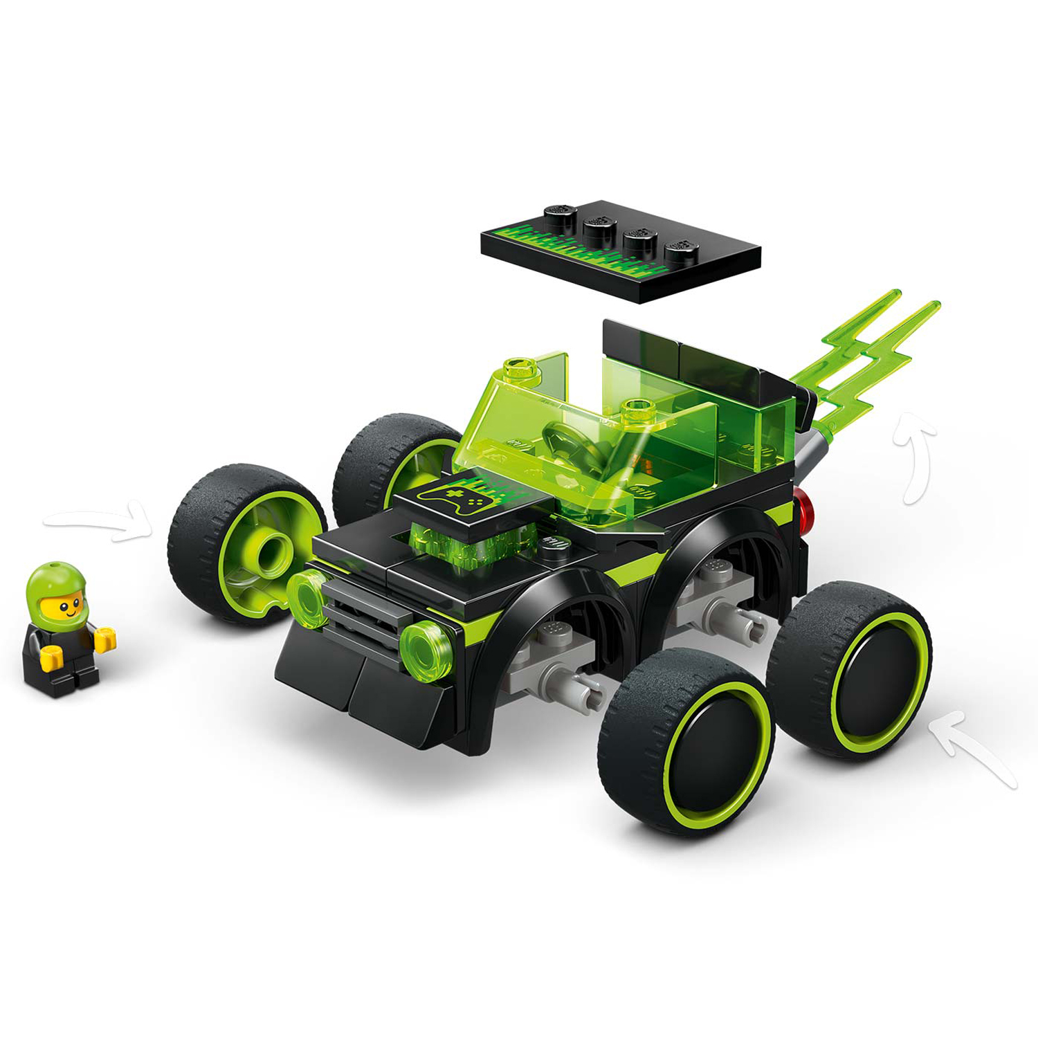 Конструктор LEGO City Игровой гоночный автомобиль 64 дет. - фото 4