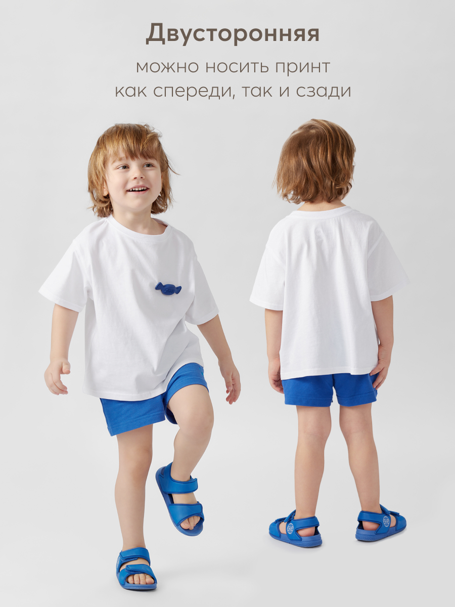 Футболка Happy Baby 88211_white(candy) - фото 3