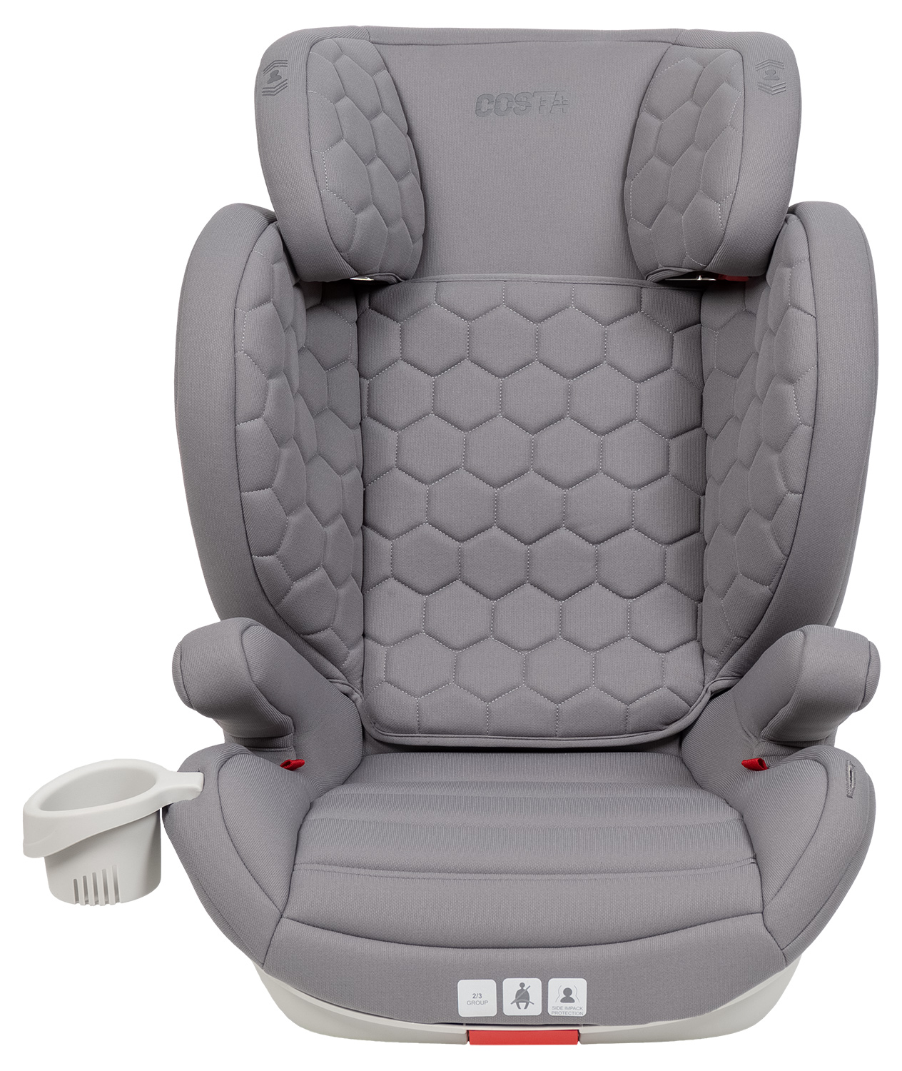Автокресло Costa YB802A Isofix 2/3 (15-36 кг) серый - фото 9