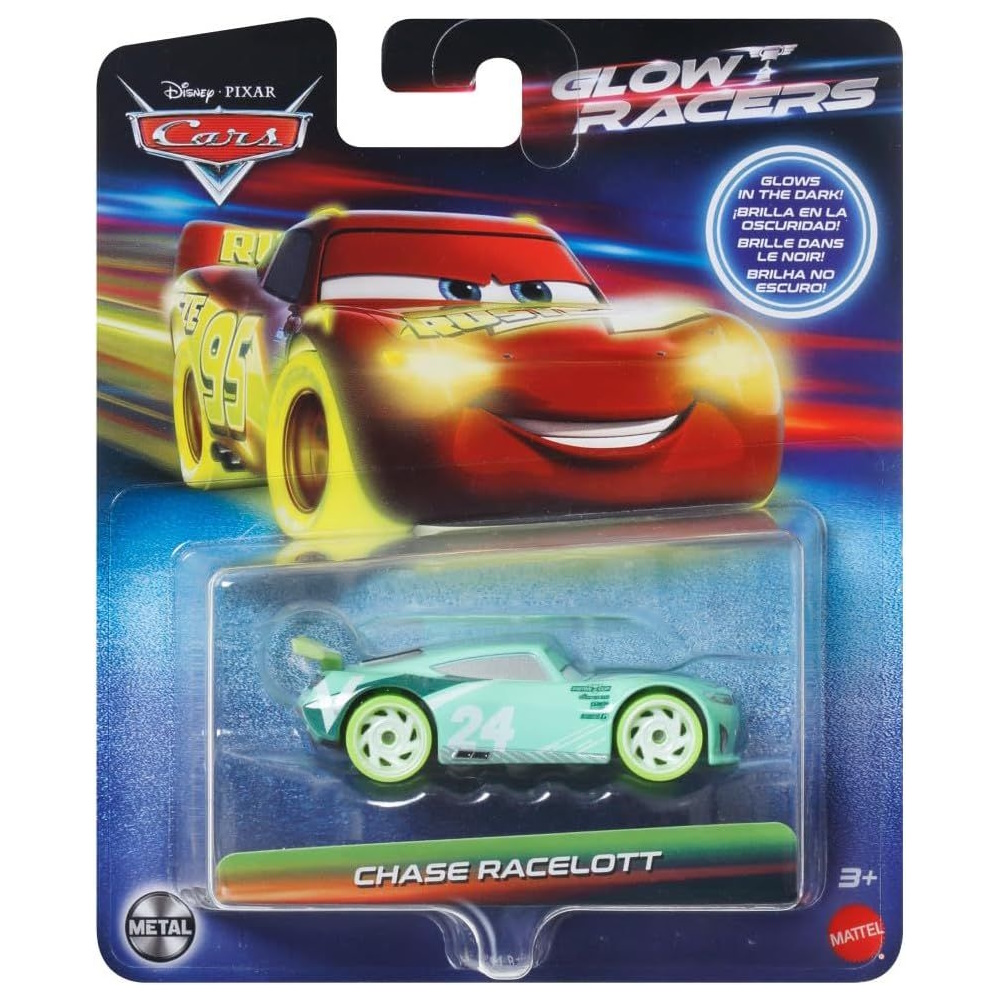 Автомобиль Disney Glow Racers HPG76/ HYM84 - фото 4