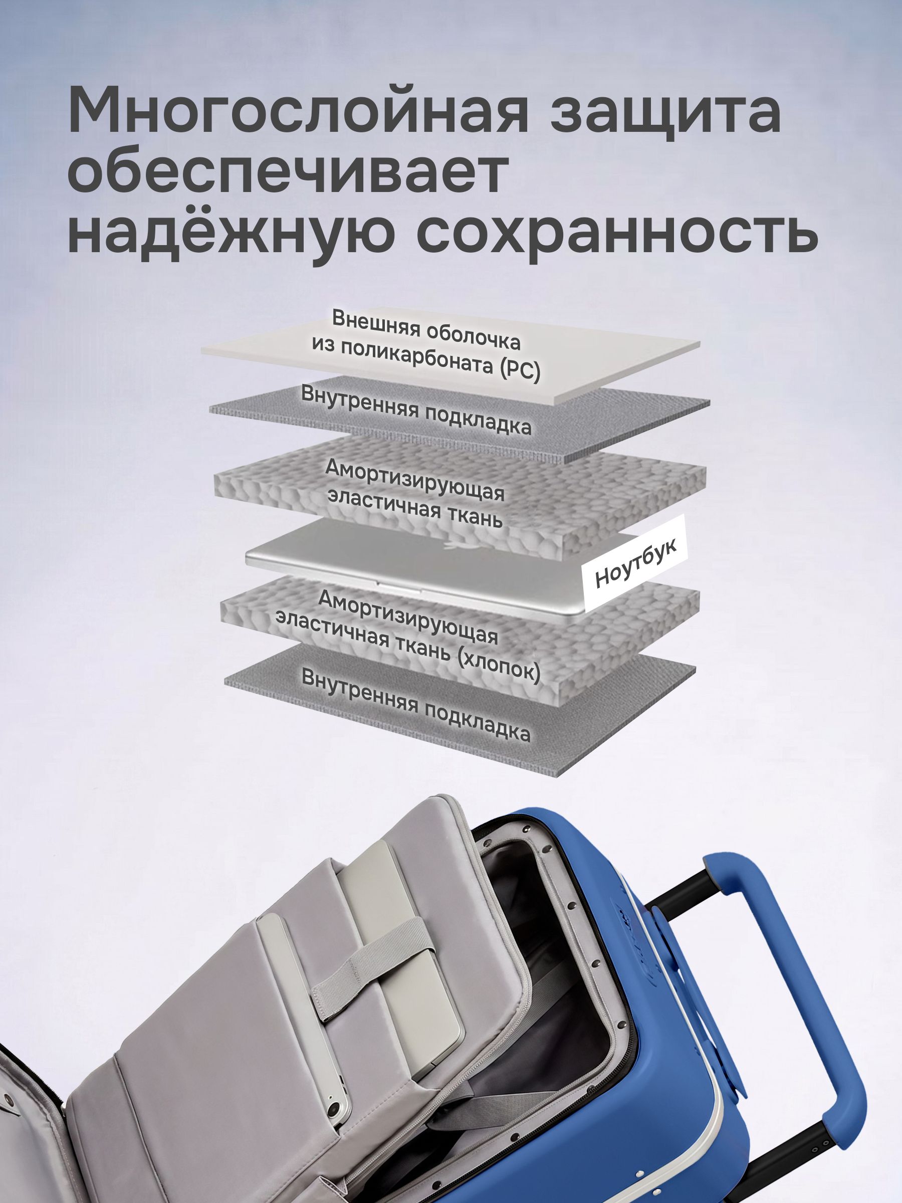 Чемодан MIXI - фото 10