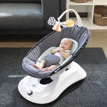 Кресло-качалка 4Moms RockaRoo Графитовый меш