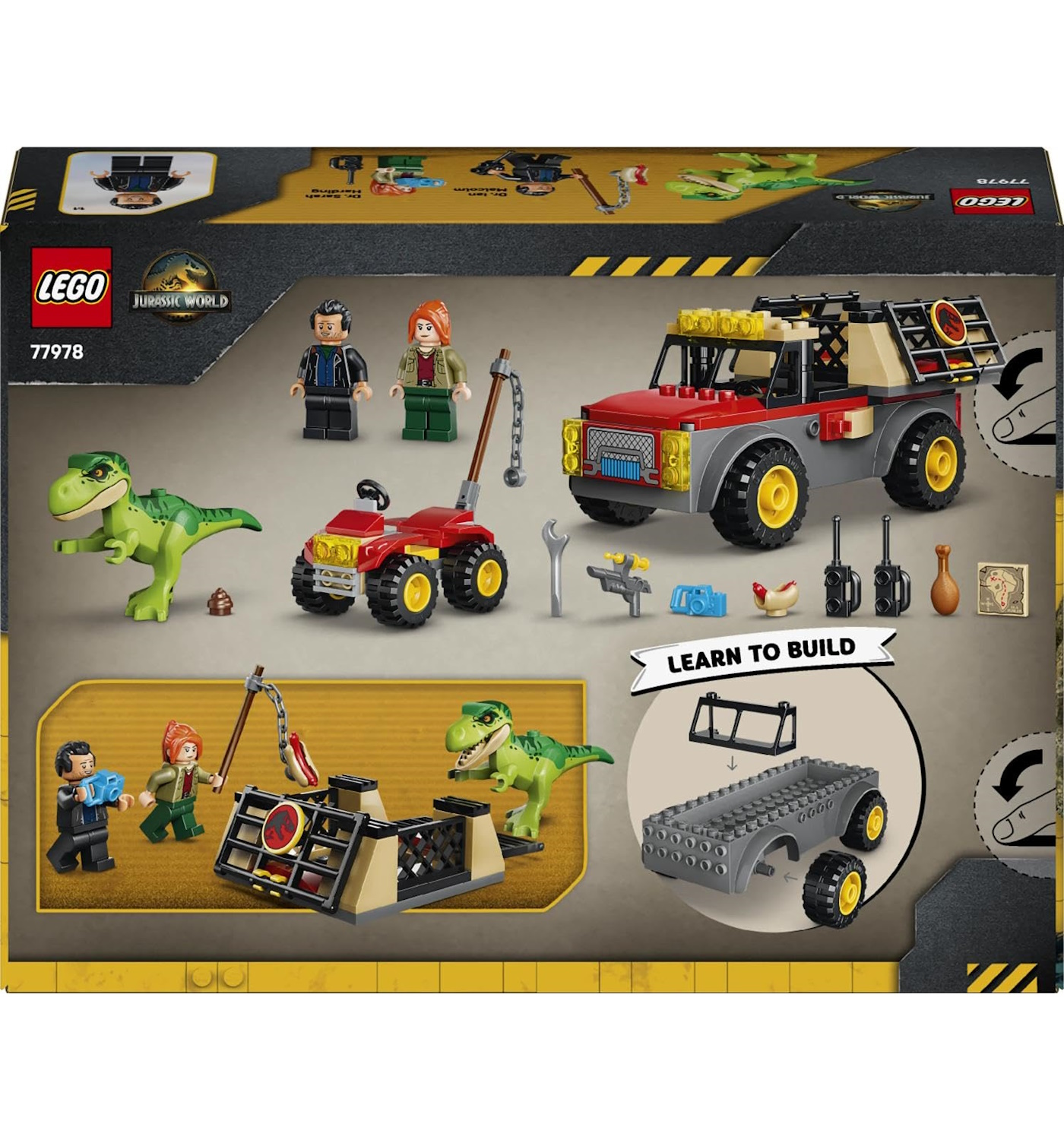 Конструктор LEGO Jurassic World Грузовик молодого Ти-рекса 115 дет. - фото 10