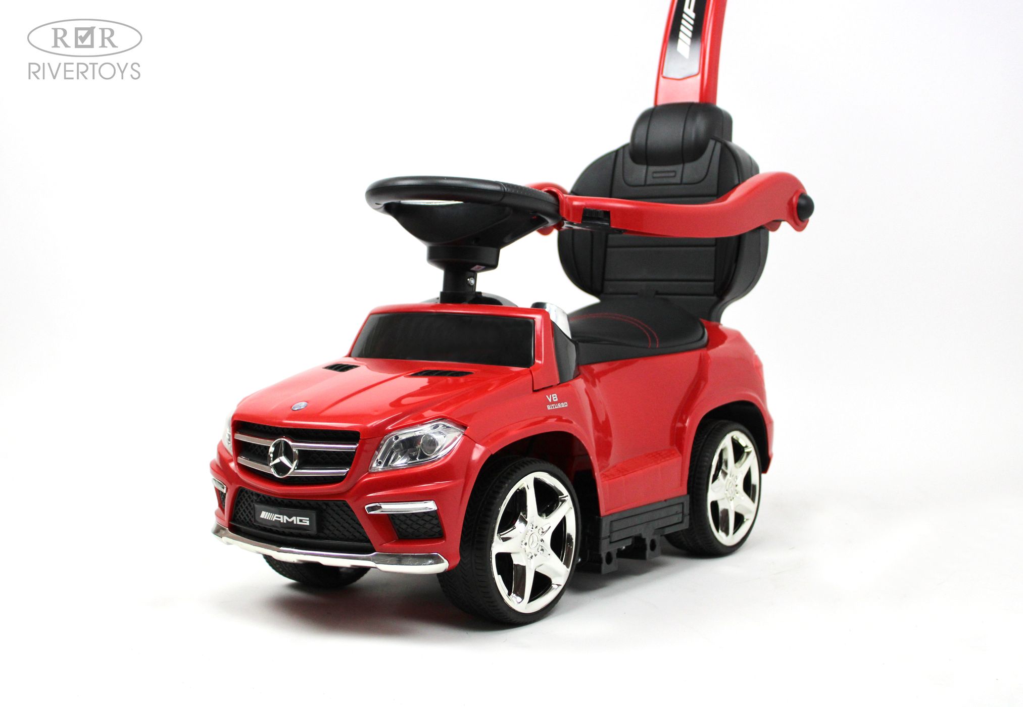 Электромобиль RIVERTOYS Mercedes A888AA-H-RED - фото 6