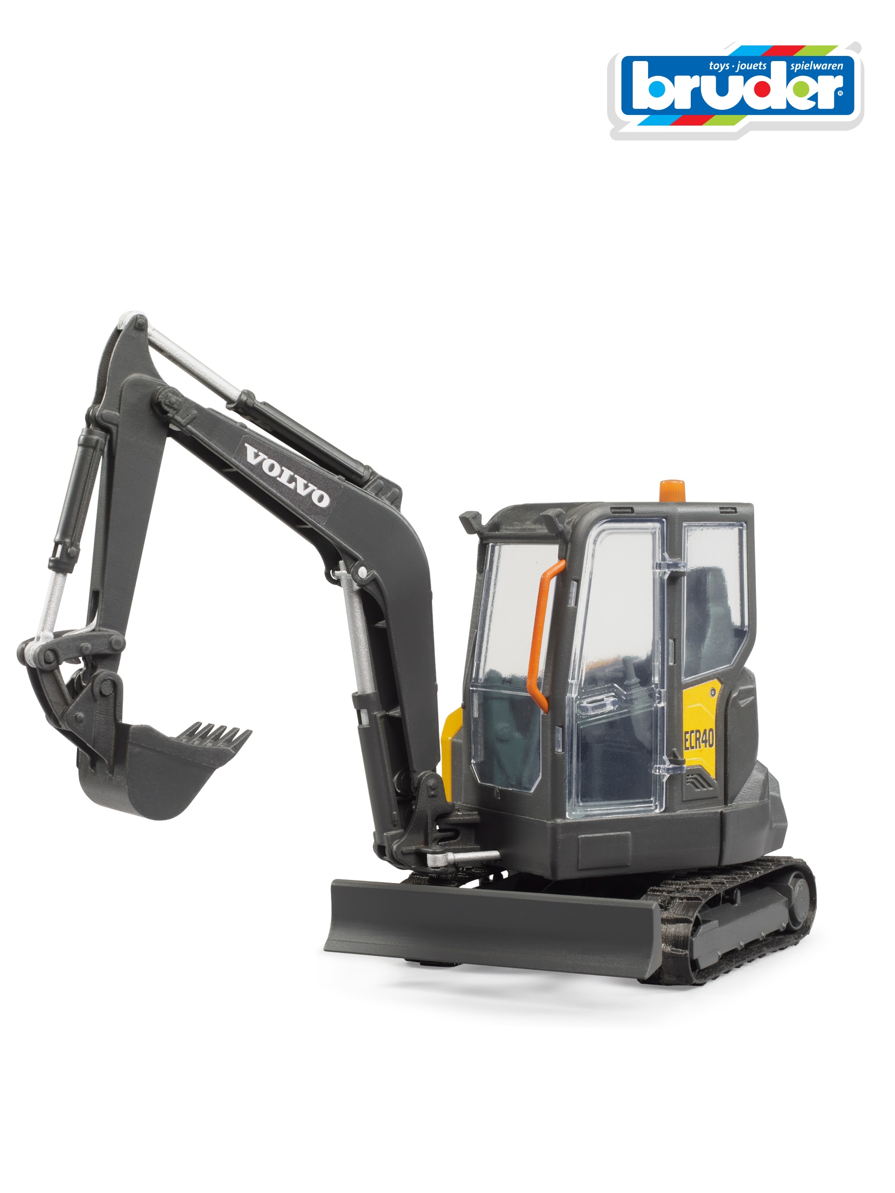 Экскаватор Bruder Volvo ECR40 02-465 - фото 1