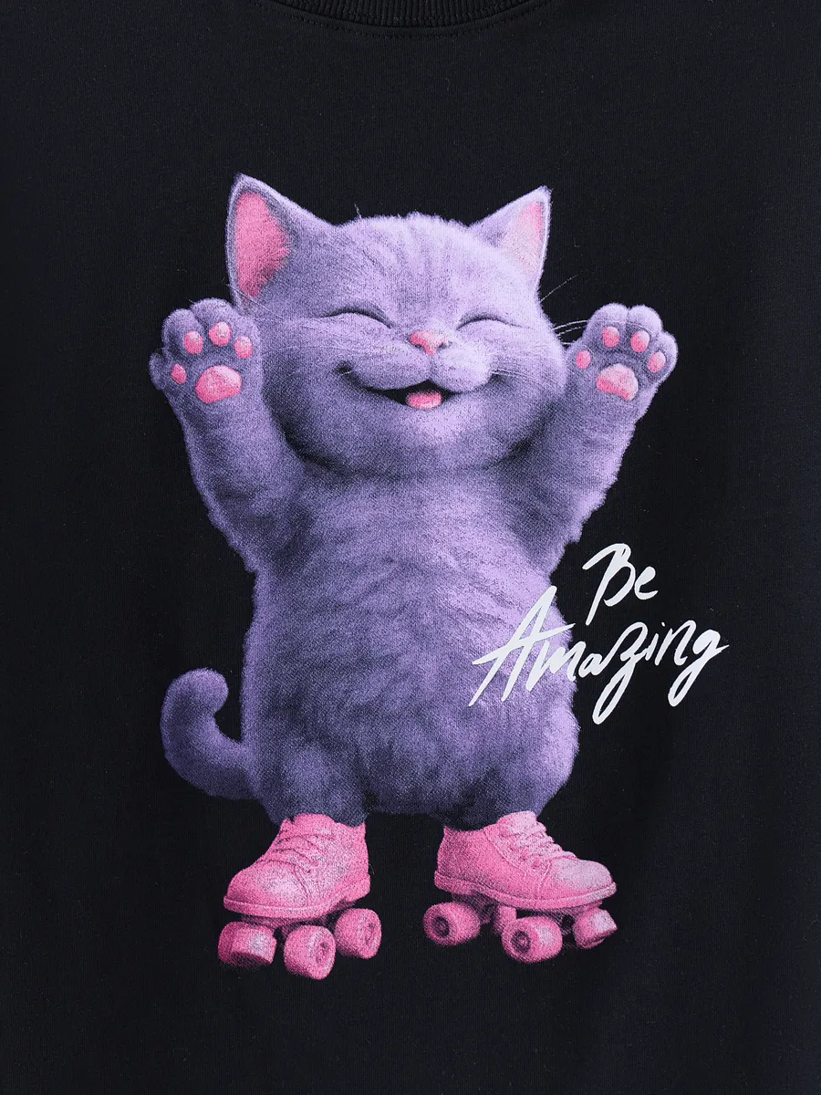 Футболка Mark Formelle (Марк Формэль) 117843/черный +печать4 - фото 7