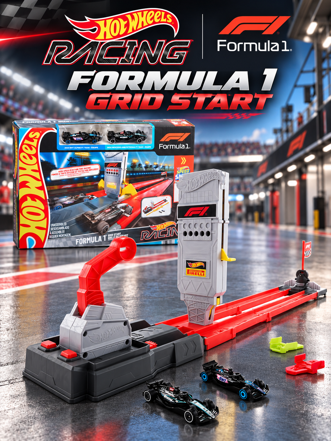 Изображение товара Трек Hot Wheels Стартовый набор Формула 1 Изображение товара Трек Hot Wheels Стартовый набор Формула 1