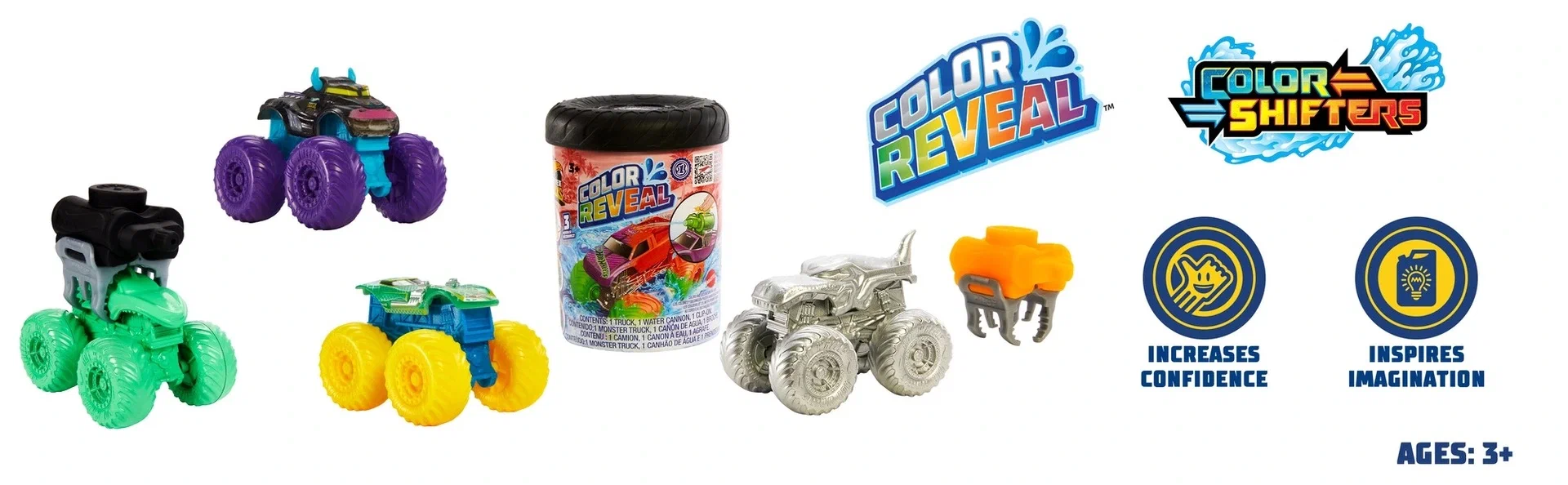 Автомобиль Hot Wheels Color Reveal 1:64 HJF39 - фото 6