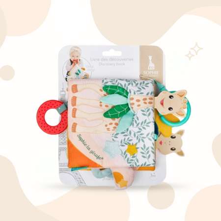 Игрушка Sophie la girafe книжка Открытий