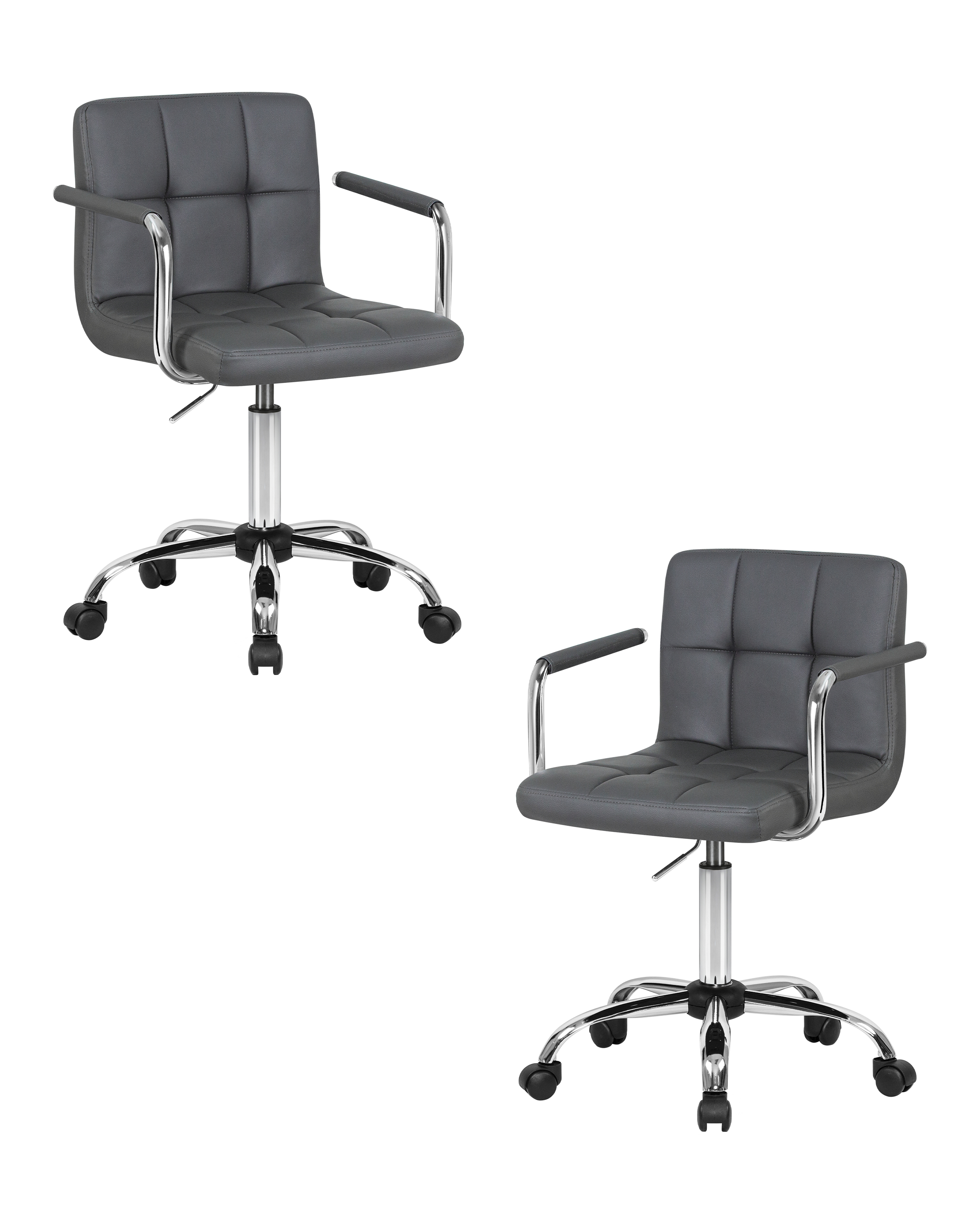 Офисное кресло DOBRIN серый - фото 1