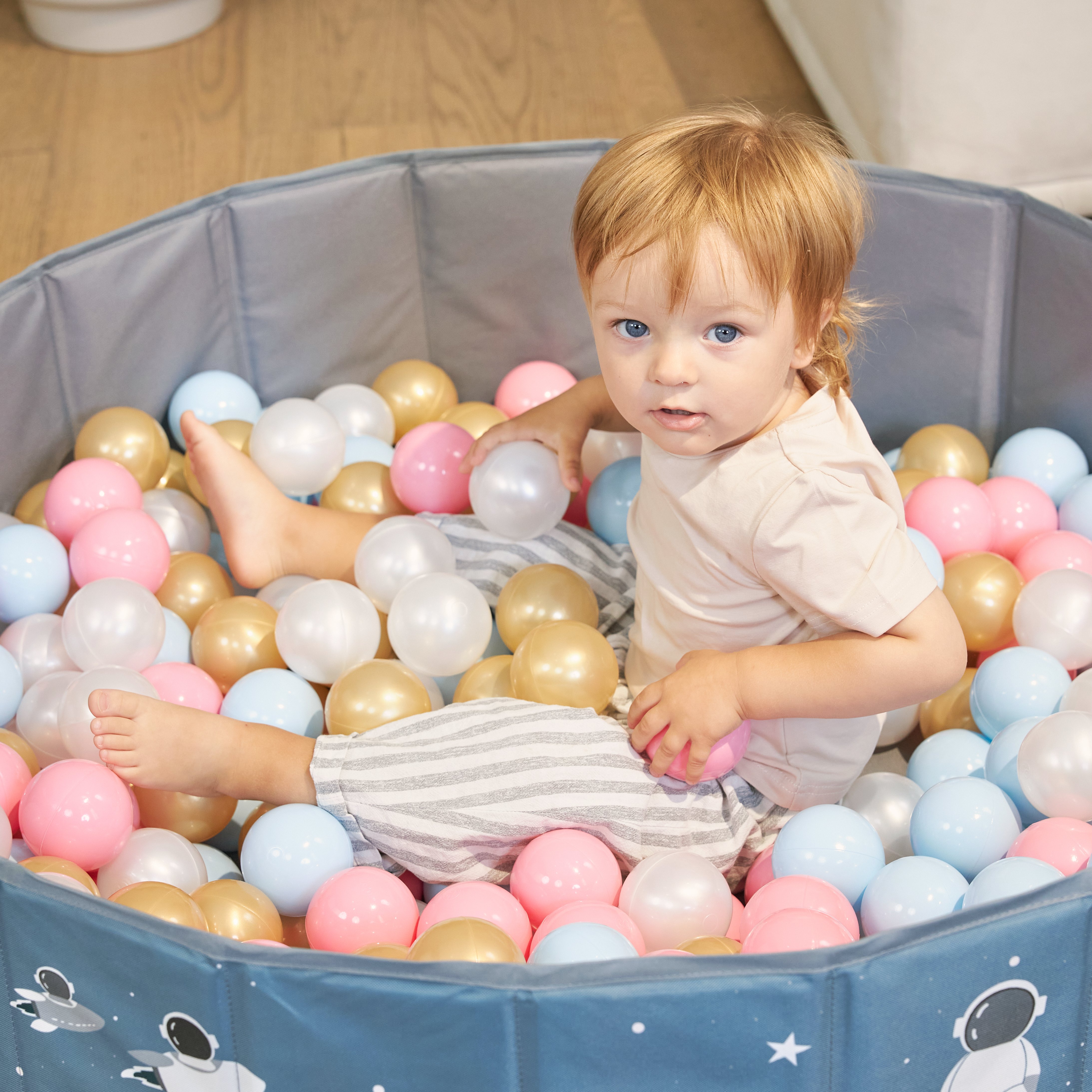 Детский сухой бассейн UNIX Kids Space + 150 шариков - фото 13