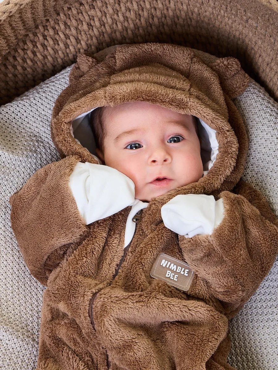 Комбинезон Шустрая пчелка 808016Коричневый - фото 2