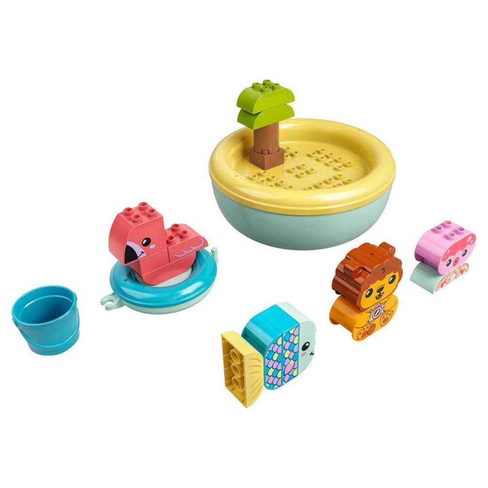Конструктор LEGO DUPLO Плавучий остров для зверей 20 дет. - фото 6