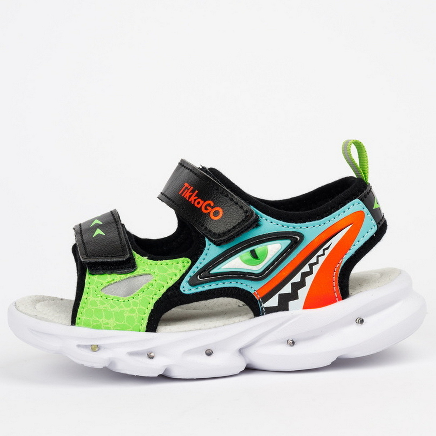 Сандали TikkaGo 3D01_2099_black-green - фото 6