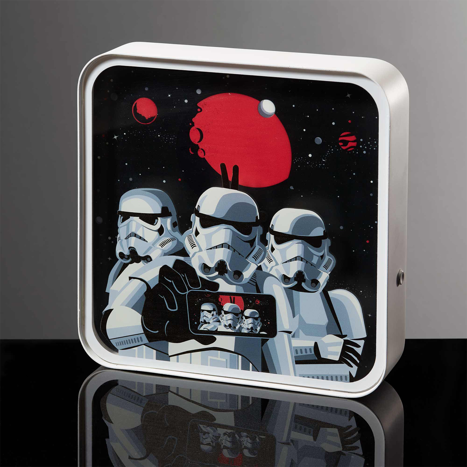 Настольный светильник-ночник Star Wars светодиодный 3D Звёздные войны Штурмовик - фото 4