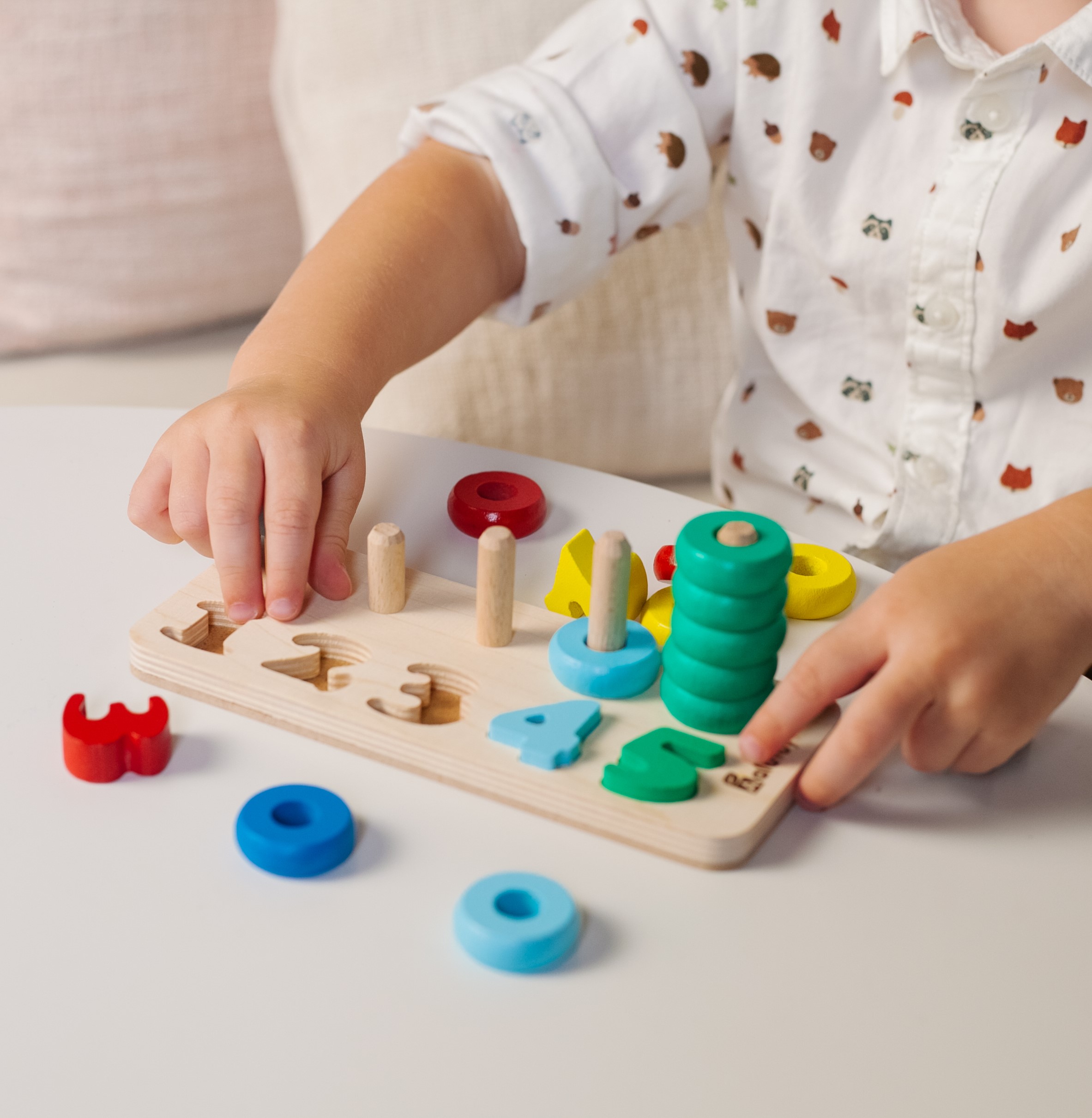 Игрушка Alatoys пирамидка Счёты в ассортименте - фото 4