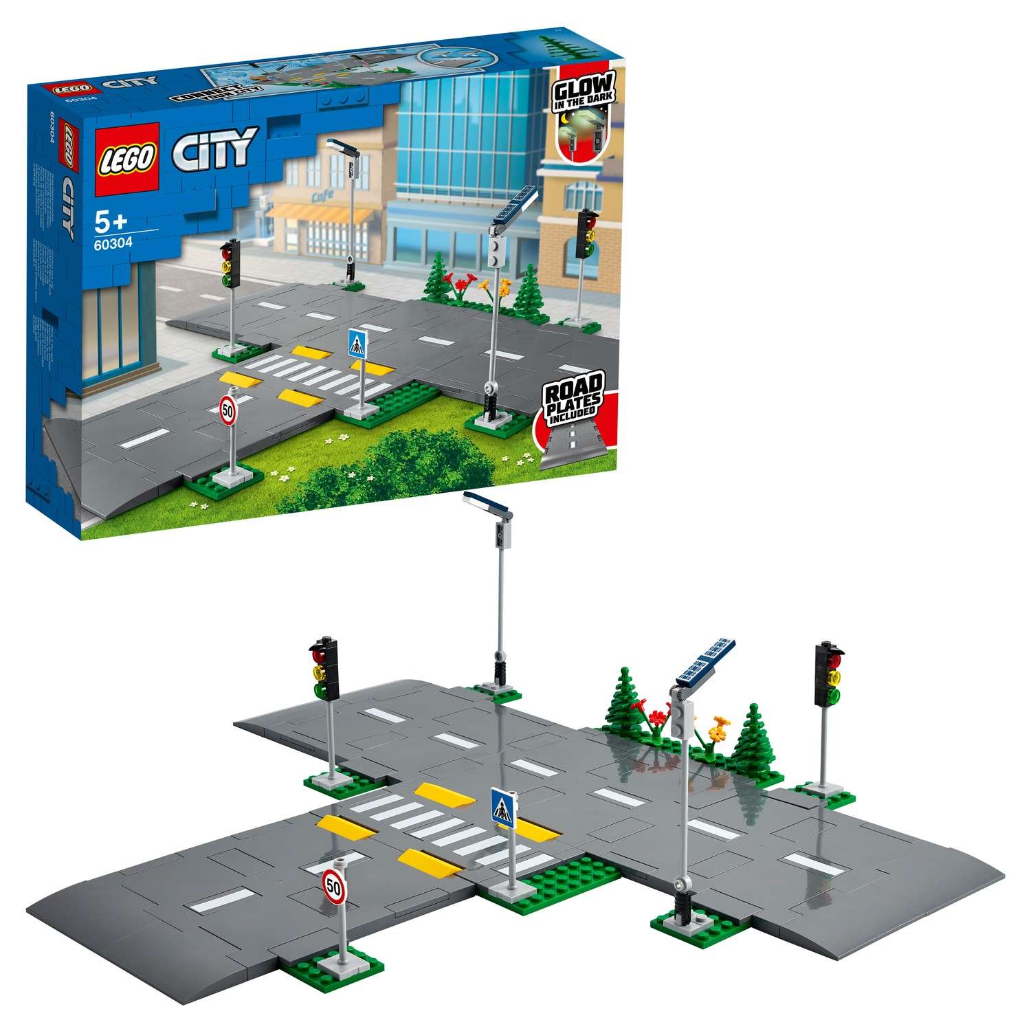 Конструктор LEGO City Town Дорожные пластины блочный - фото 1