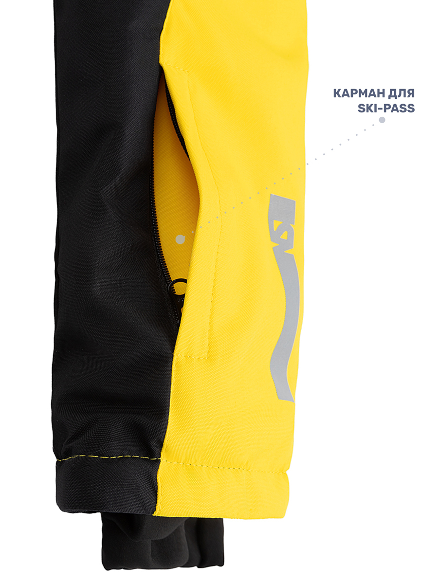 Комбинезон NIKASTYLE 8з6924 желтый/черный - фото 11