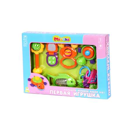 Игрушка Mioshi погремушка Первая игрушка