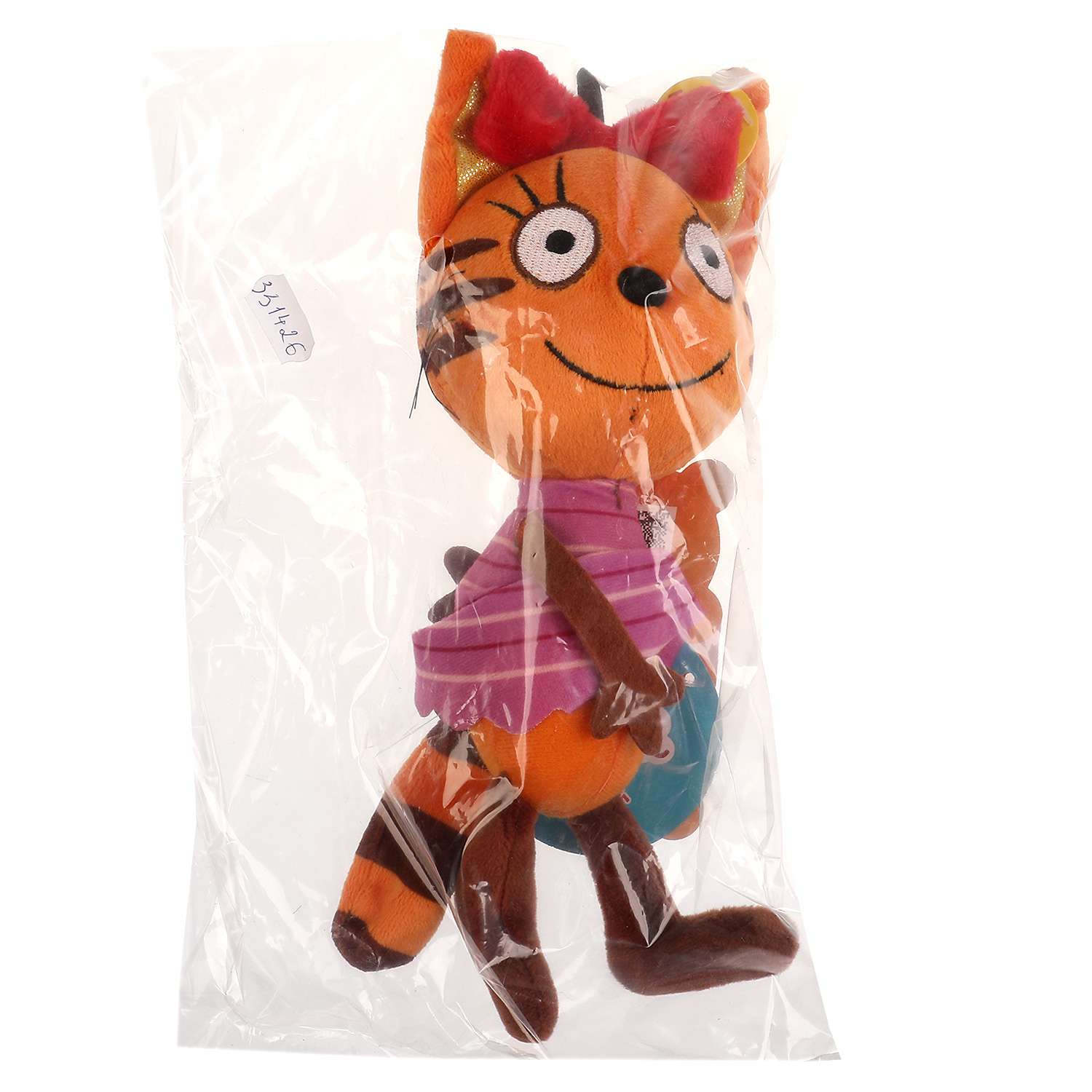 Игрушка мягкая Мульти Пульти котик 14 см - фото 5