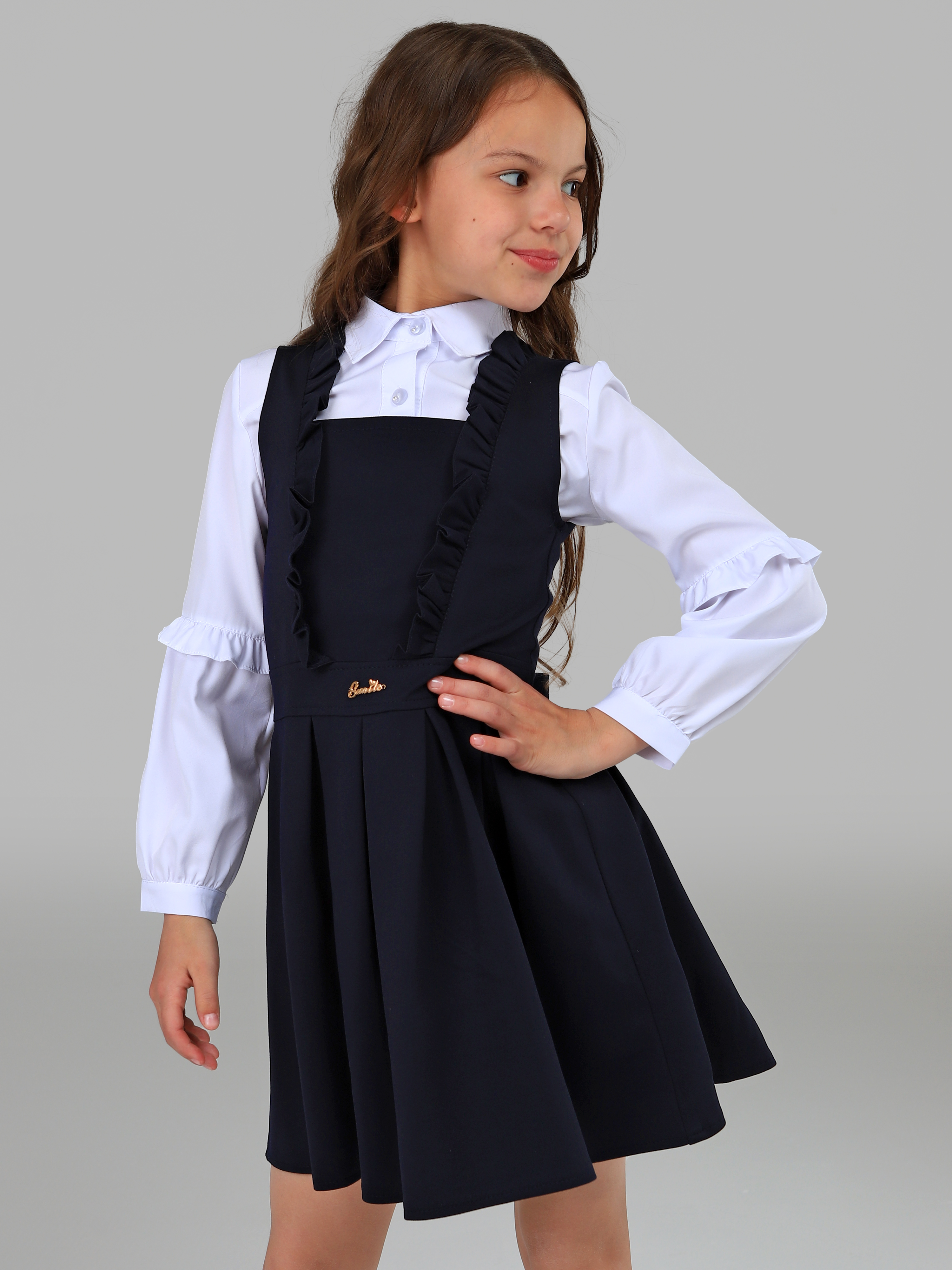 Сарафан СИНЯЯ МОДА VEGA9216A-B39 - фото 4