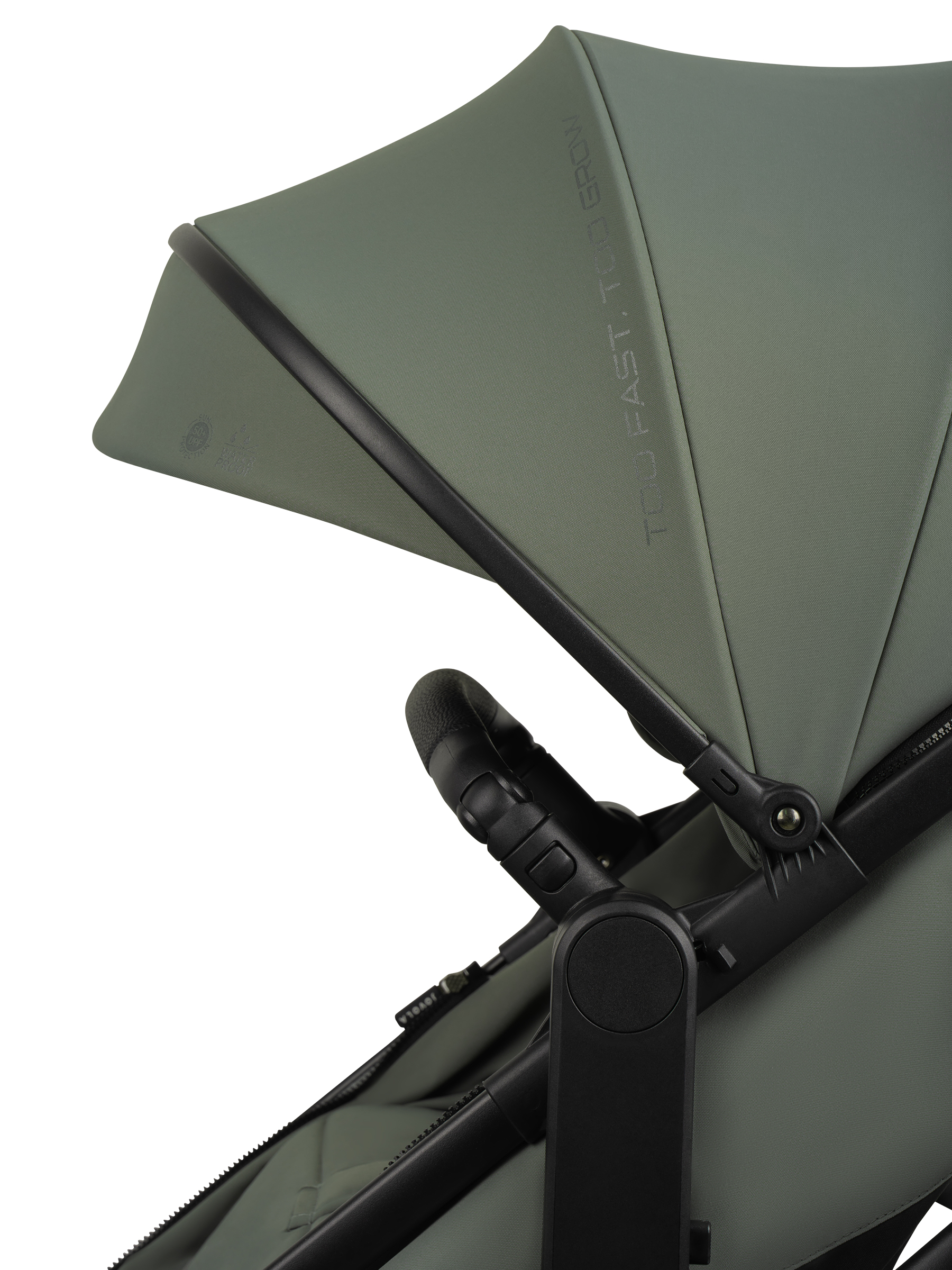 Коляска трансформер JOVOLA Truck, перекидная ручка зеленый - фото 16
