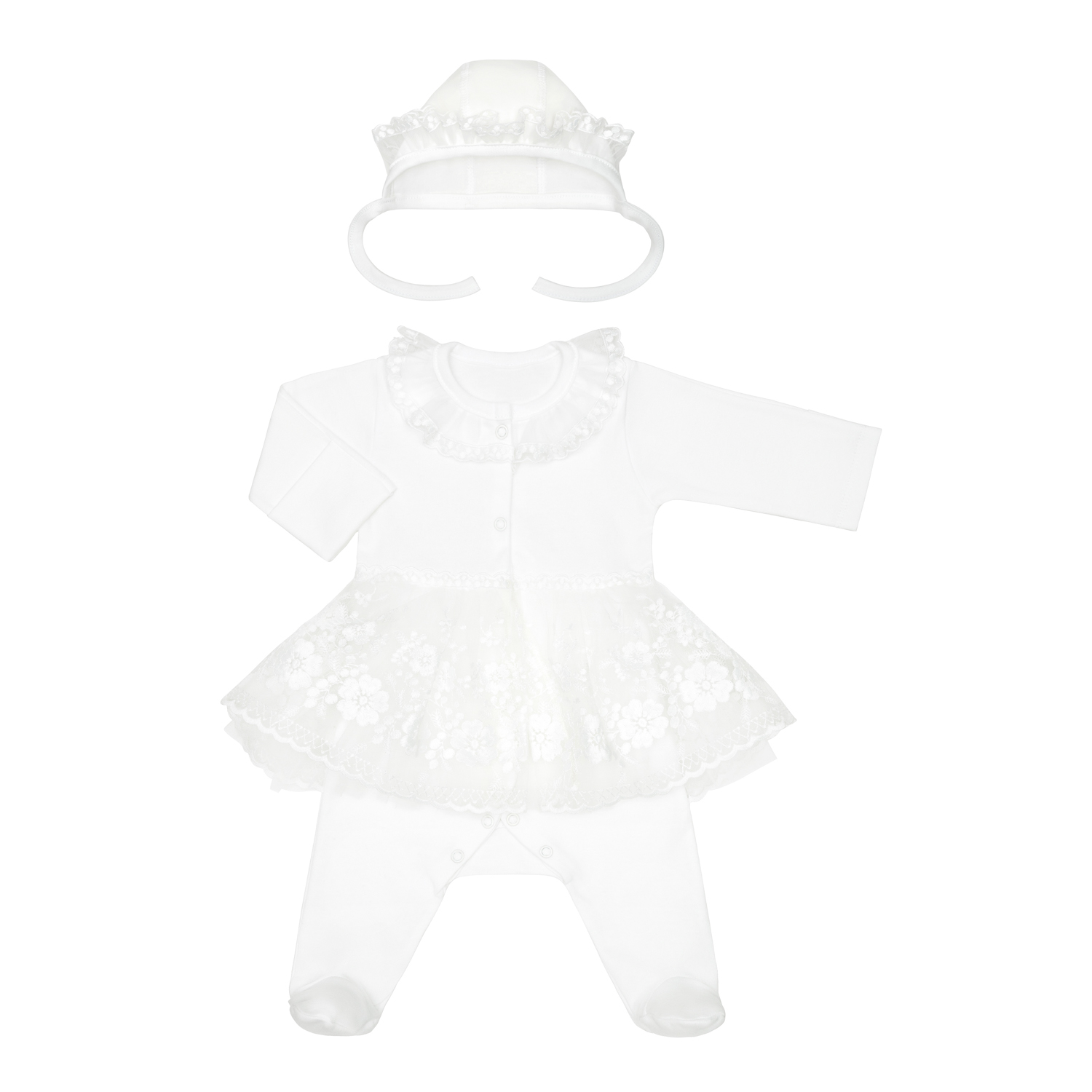 Комплект на выписку Patrino Р-4-137_молочный - фото 5